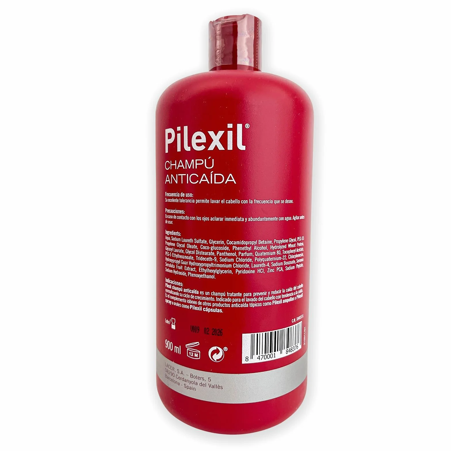 PILEXIL - Szampon przeciw wypadaniu włosów, 2 x 900 ml, często stosowany, hamuje wypadanie włosów, normalizuje cykl, wysoka skuteczność dla mężczyzn i kobiet