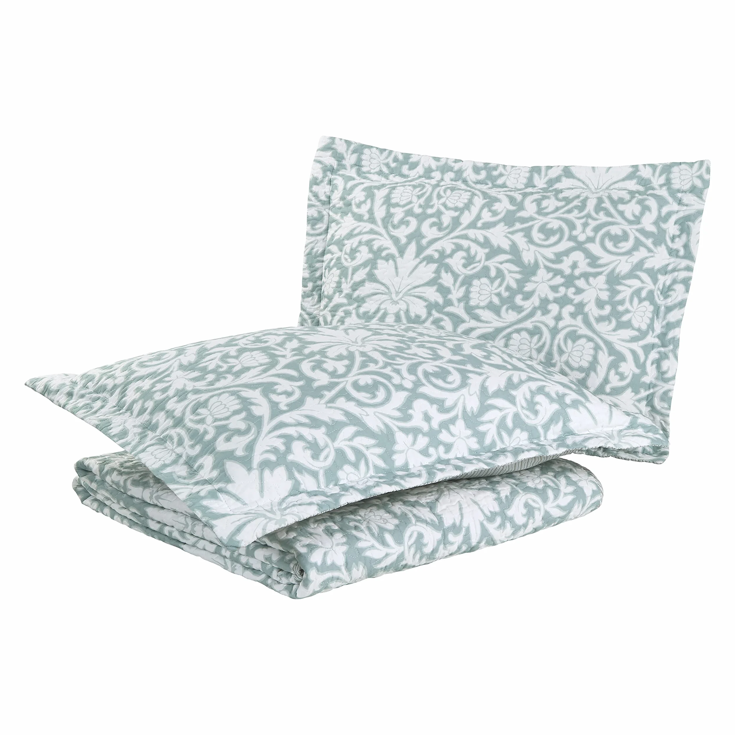 Laura Ashley Zestaw kołder King ultramiękka pościel całoroczna dwustronna narzuta niebieska