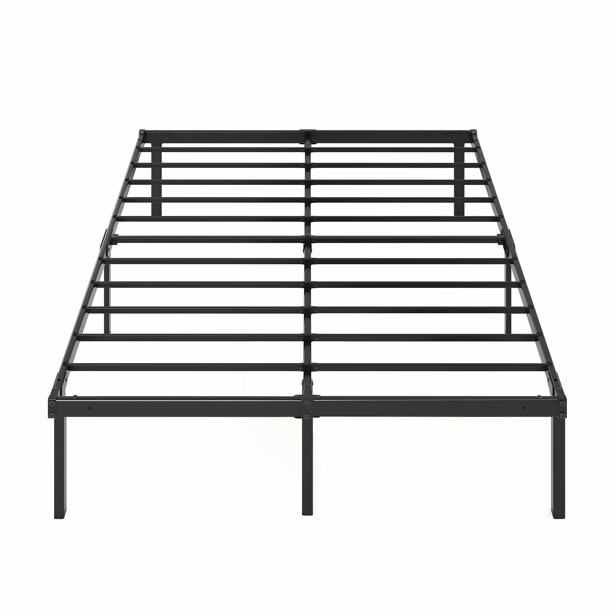 Zinus Rama łóżka Caleb Metalowa platforma, wysokość 36 cm, składana stalowa rama, przechowywanie pod łóżkiem, łatwy montaż