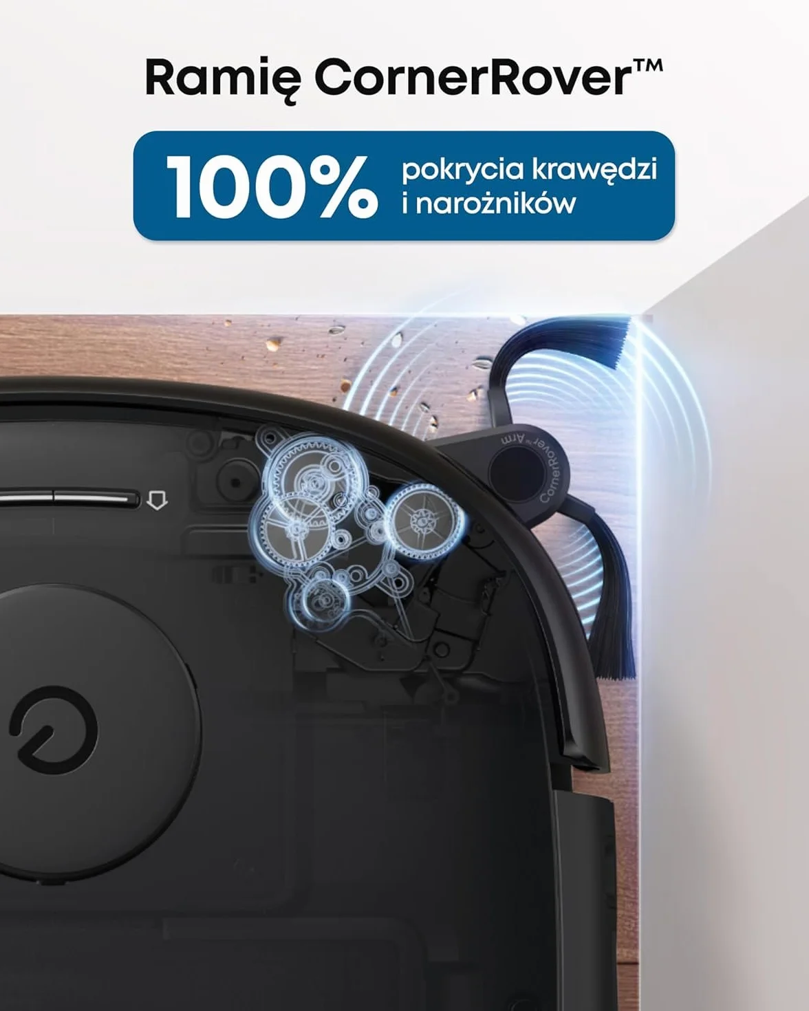 eufy E28 Omni Robot sprzątający z mopem HydroJet, 20000 Pa, automatyczne czyszczenie dywanów