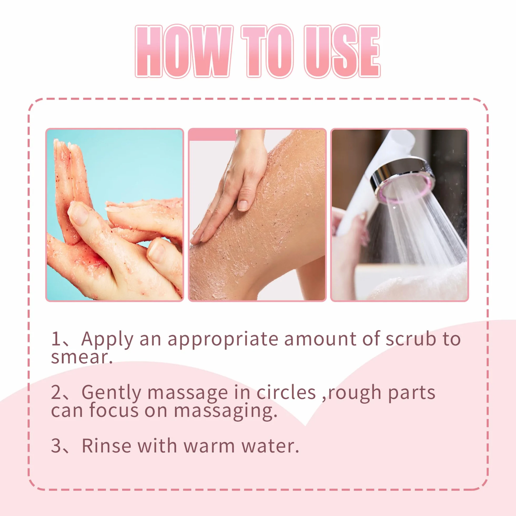 Peach Body Scrub Cream, 100 g, peeling do ciała brzoskwiniowy, gładki i ciasny, głębokie oczyszczanie, zwiększa przemianę materii i redukuje tłuszcz, naturalny peeling do ciała dla wszystkich rodzajów