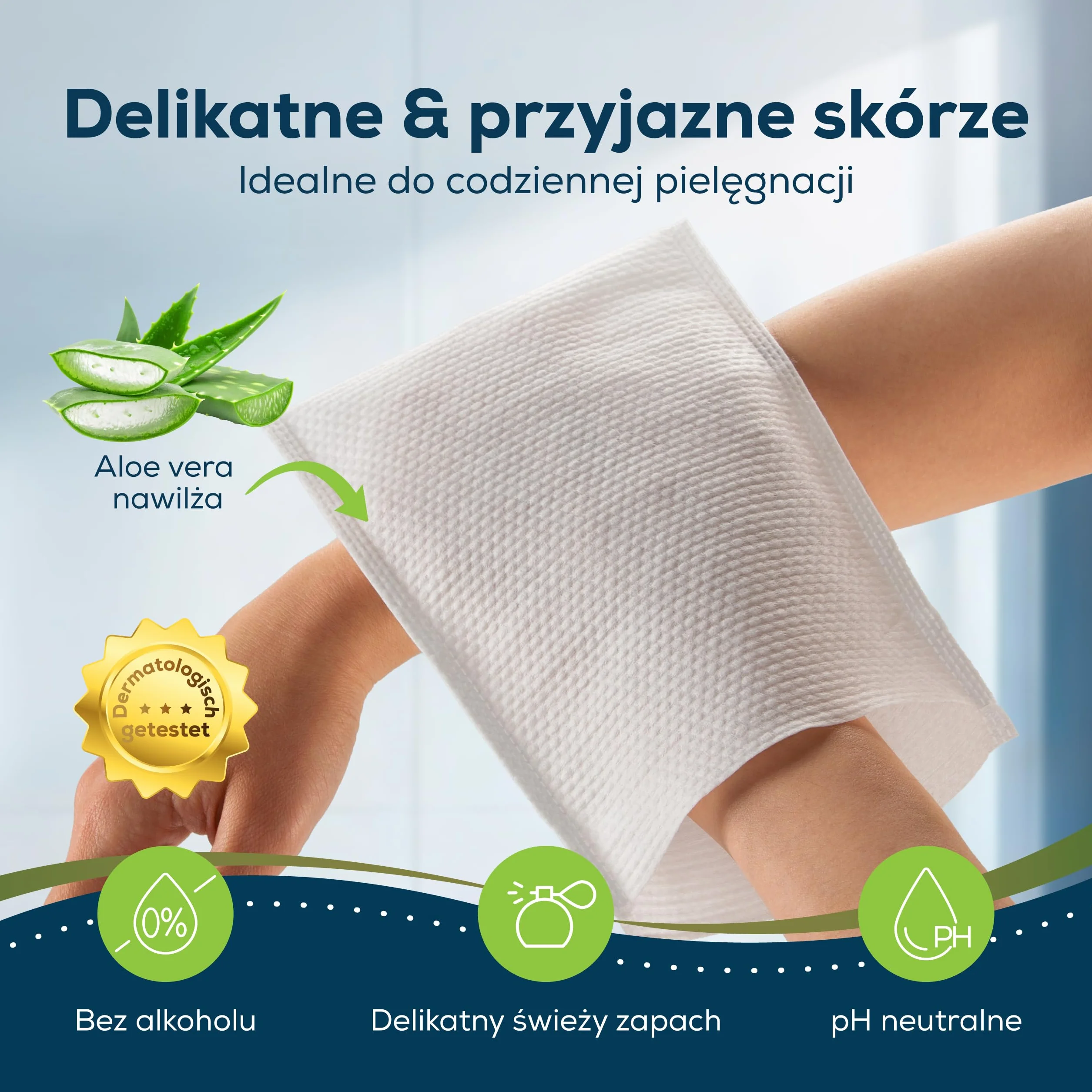 Sensalou Jednorazowe wilgotne rękawiczki do kąpieli dla dorosłych - wilgotne chusteczki (8 sztuk)
