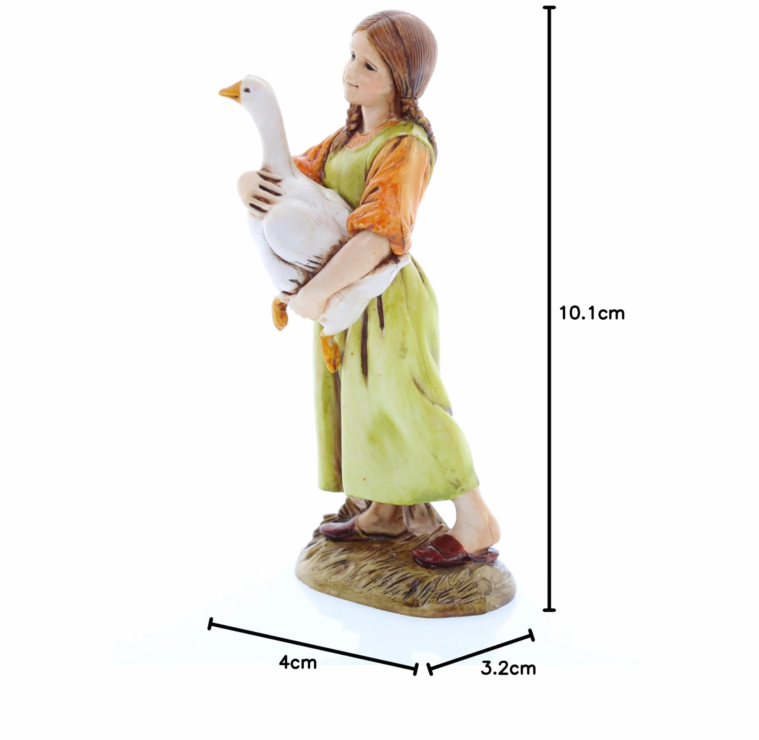 Moranduzzo Dziewczyna z Gęś, 12 cm, Wielobarwny