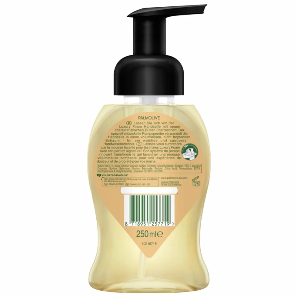 Palmolive Magic Softness jaśmin, 6 x 250 ml - Piankowe mydło do rąk dla skóry wrażliwej