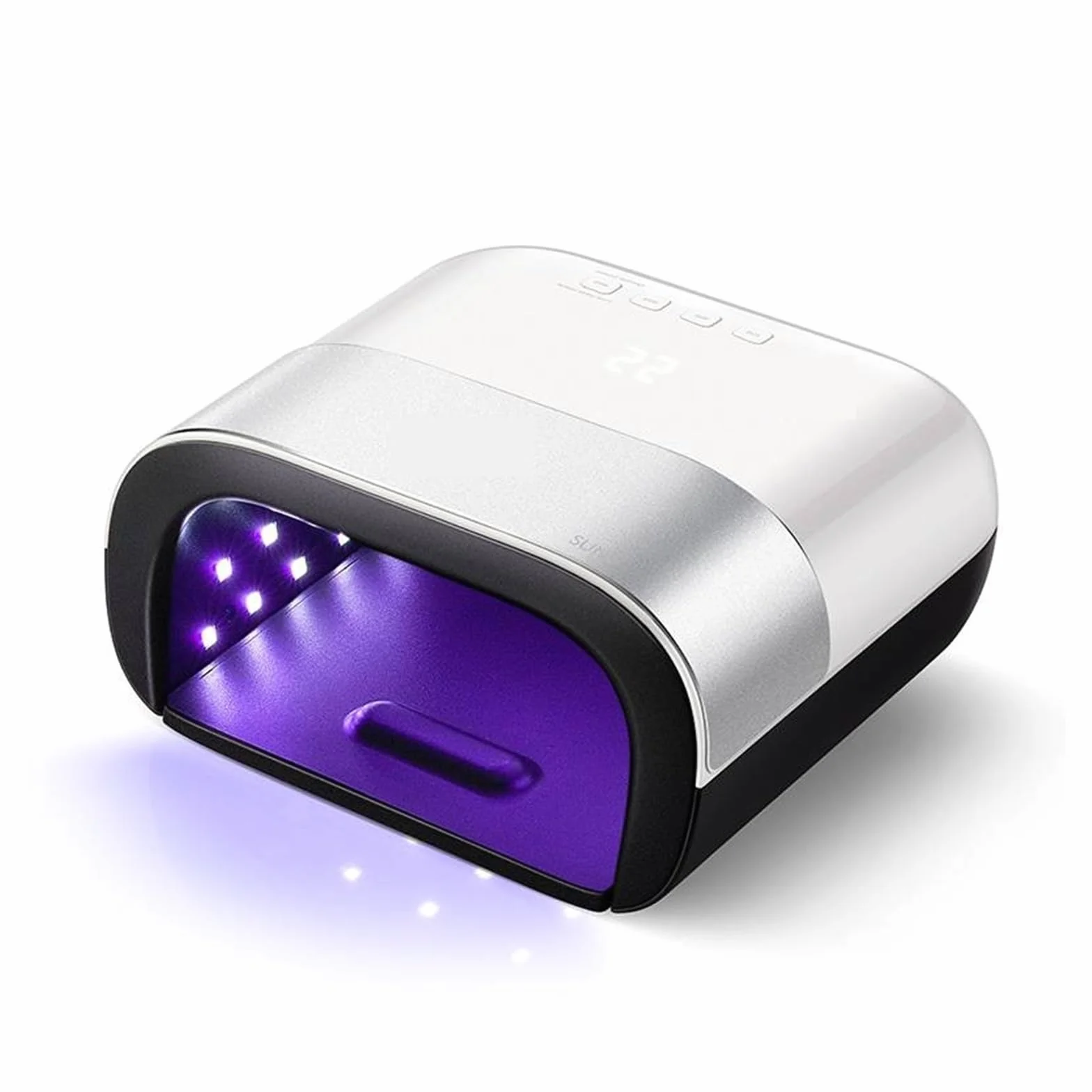 Lampa UV do paznokci, Lampa LED UV do paznokci suszarki 48W lakieru żelowego Utwardzanie z czujnikiem ruchu Wyświetlacz LCD Suche paznokcie