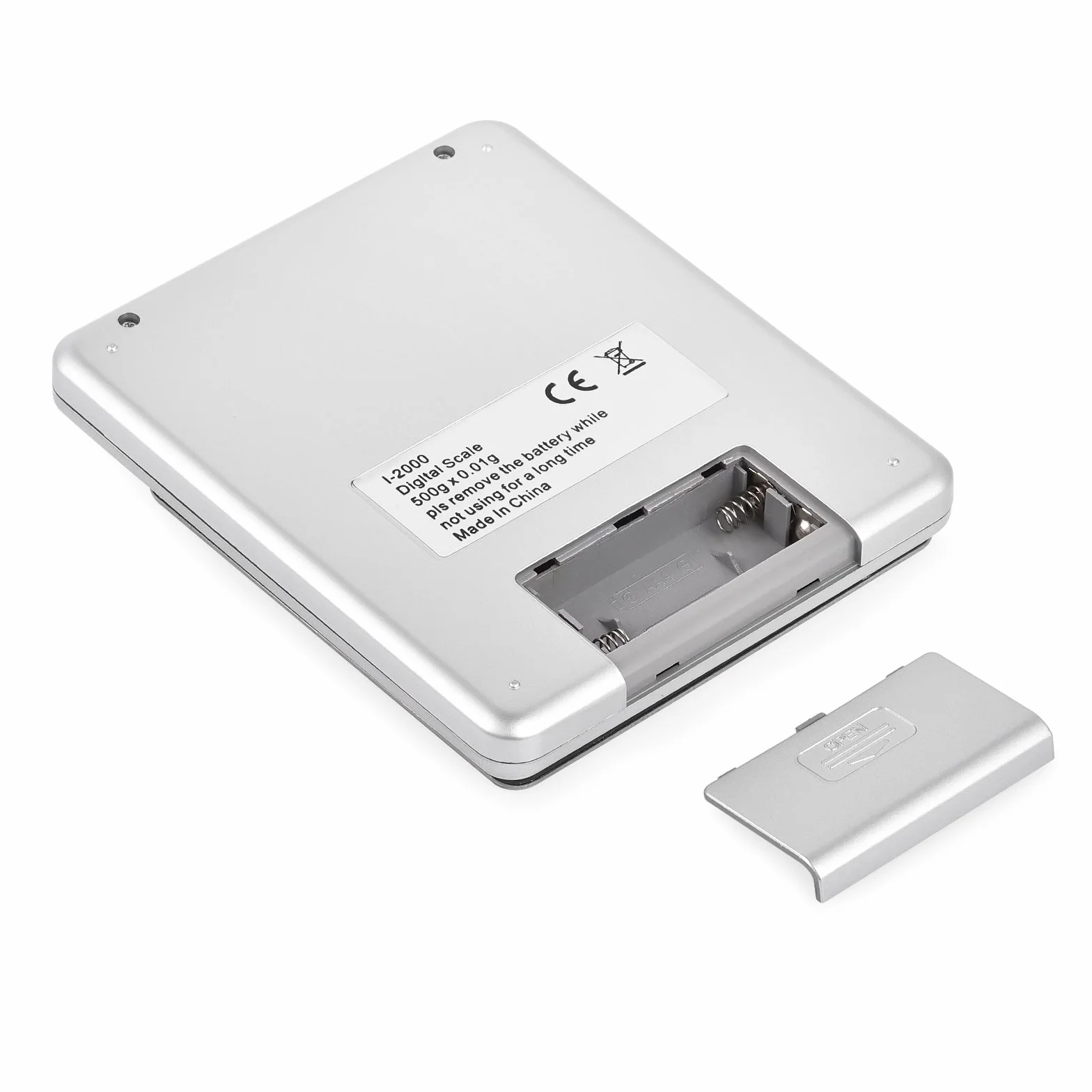 Proster Cyfrowa waga kieszonkowa 0.01-500g Elektroniczna wielofunkcyjna waga kuchenna Skala literowa Dokładna waga z wyświetlaczem LCD z podświetleniem i dwiema przezroczystymi tacami
