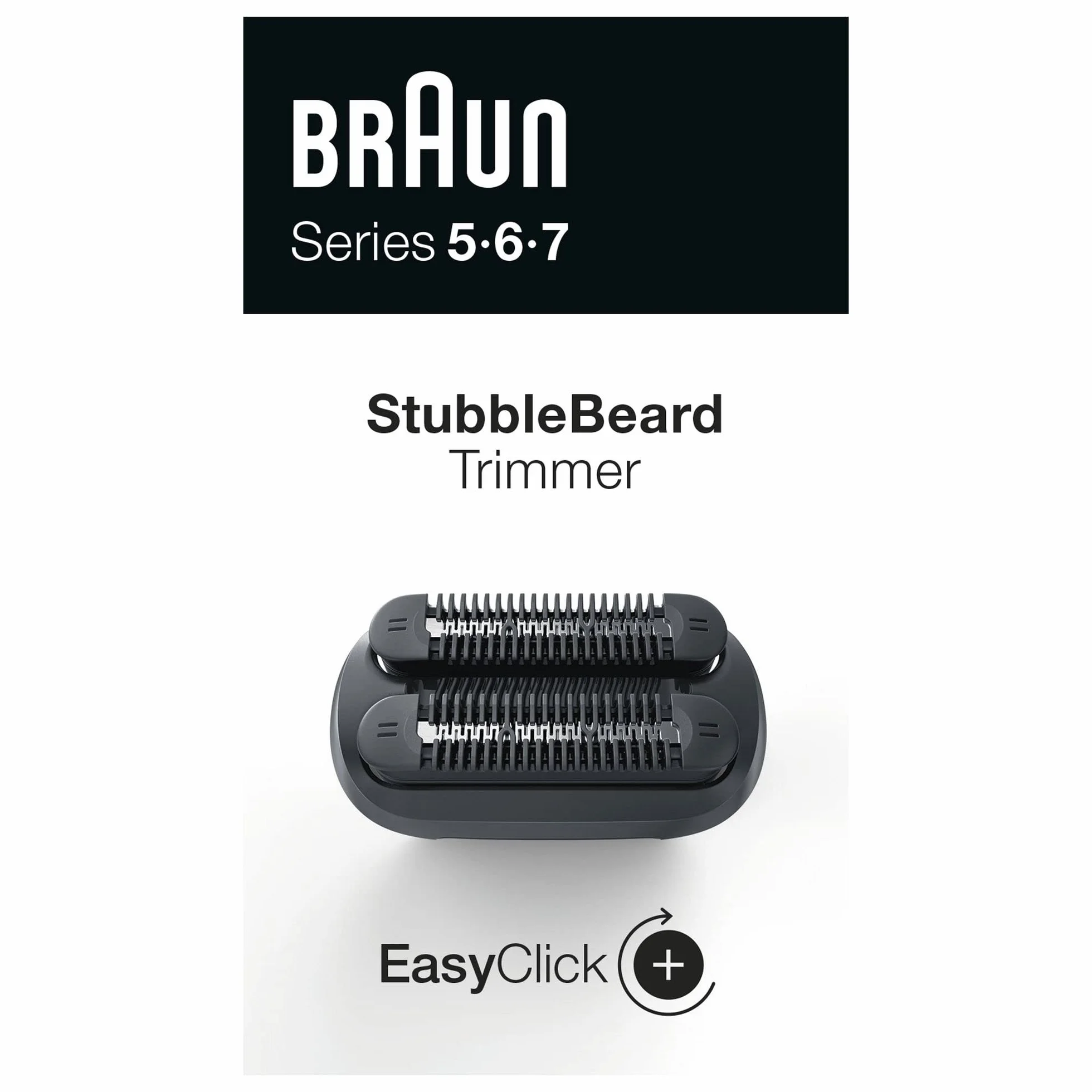 Braun EasyClick 3-dniowy trymer do brody dla mężczyzn, kompatybilny z golarkami elektrycznymi Series 5, 6 i 7 (modele golarek od 2020 r.)