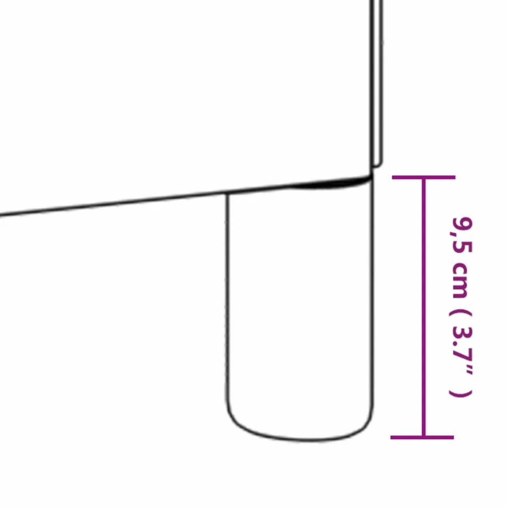 vidaXL Łóżko kontynentalne 140x200 cm czarne obite sztuczną skórą