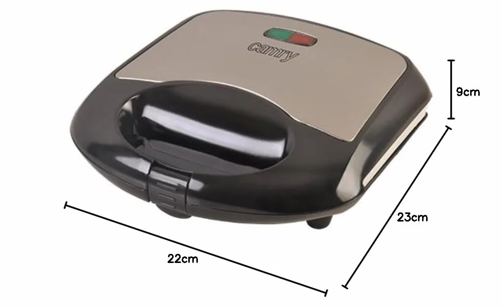 Adler Cr 3018 Toster Sandwich 700 W Czarny