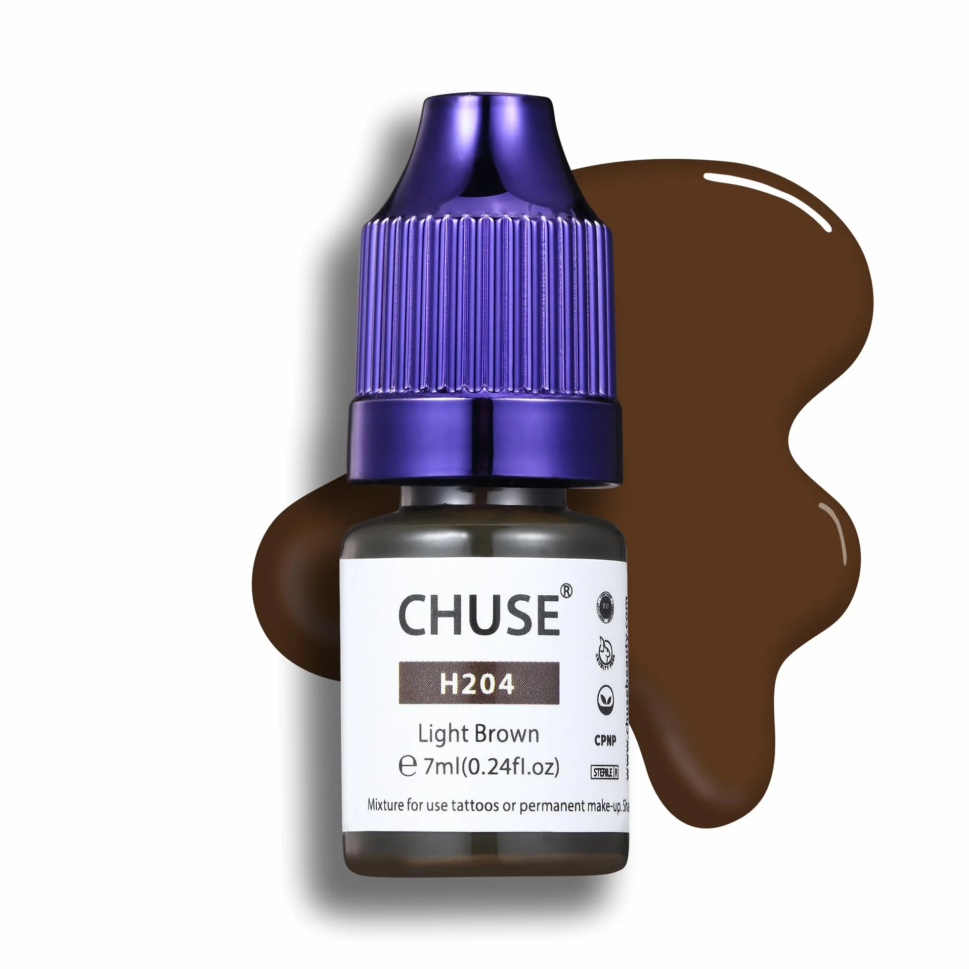 CHUSE PMU Hybrid płynny pigment do brwi 7 ml (H204 jasnobrązowy)