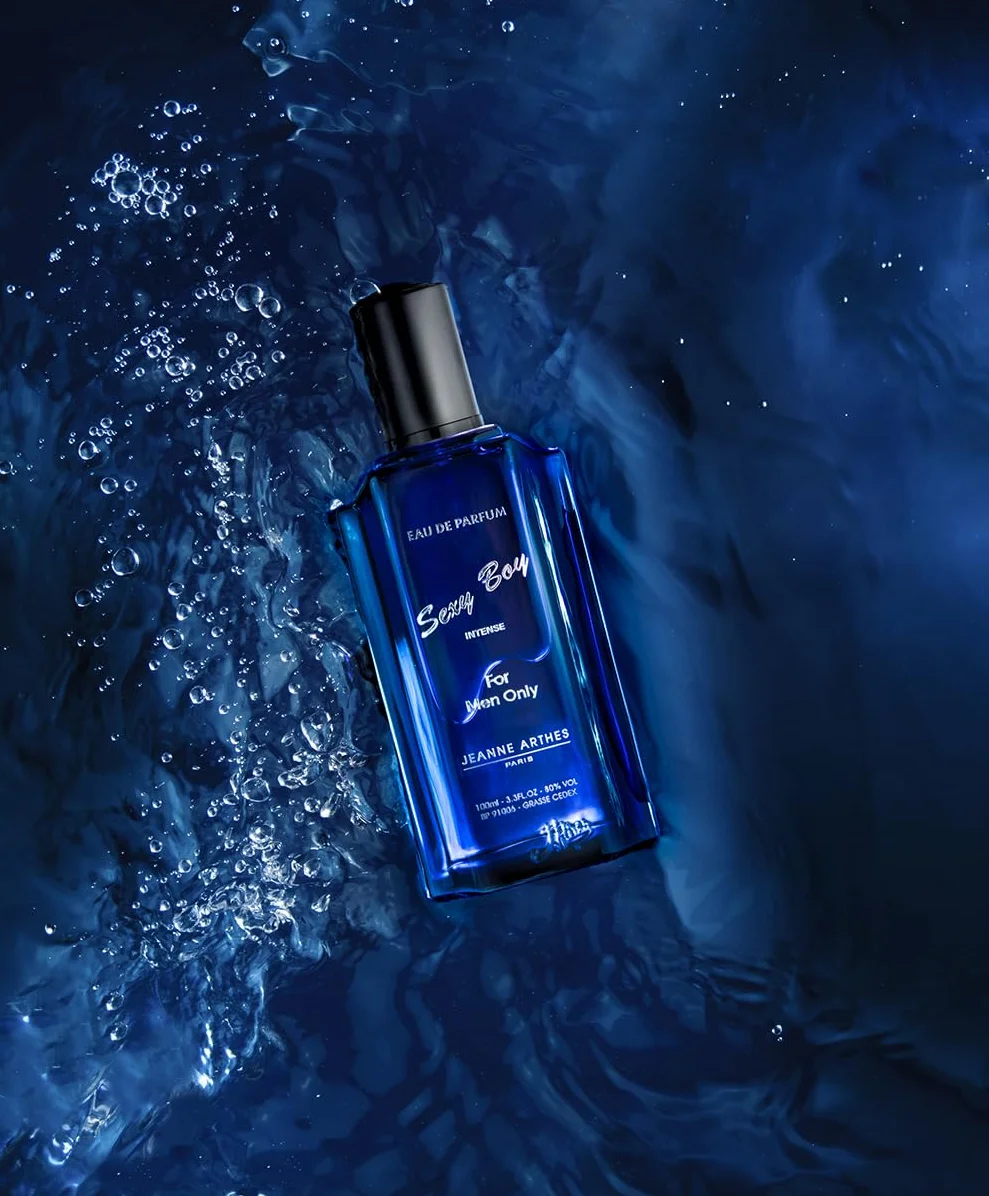 JEANNE ARTHES - Perfumy dla mężczyzn Sexy Boy Intense - Woda perfumowana - Butelka z rozpylaczem 100 ml - Wyprodukowano we Francji w Grasse