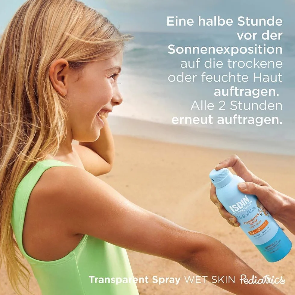 ISDIN Fotoprotector Pediatrics Wet Skin Spr.SPF 50, 250 ml Rozwiązanie