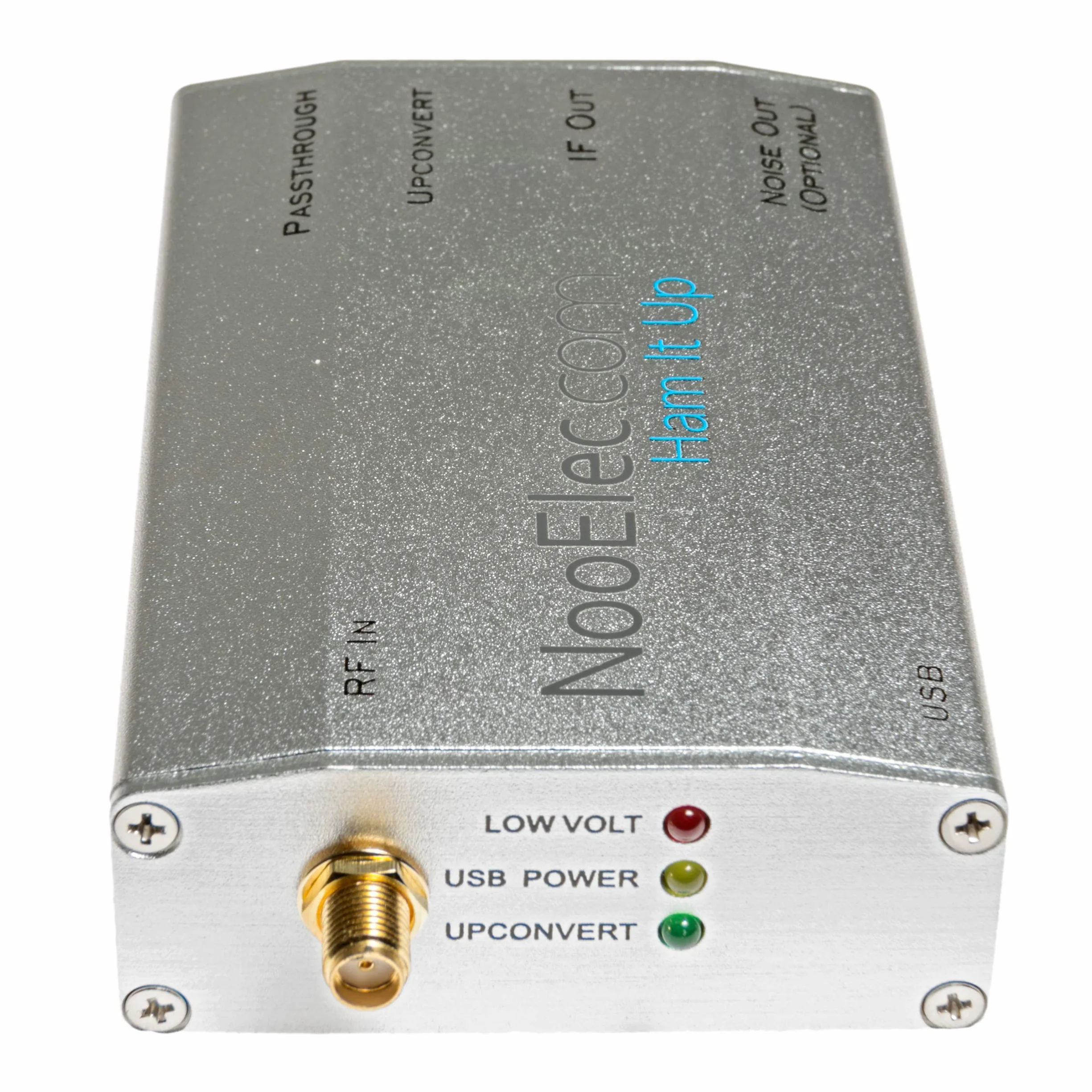 NESDR SMArt XTR HF Bundle: 300Hz-2.3GHz Software Defined Radio Set for LF/HF/UHF/VHF. Zawiera NESDR SMArt XTR RTL-SDR, zmontowany konwerter Ham It Up Plus, 3 anteny, balun, adaptery i kable