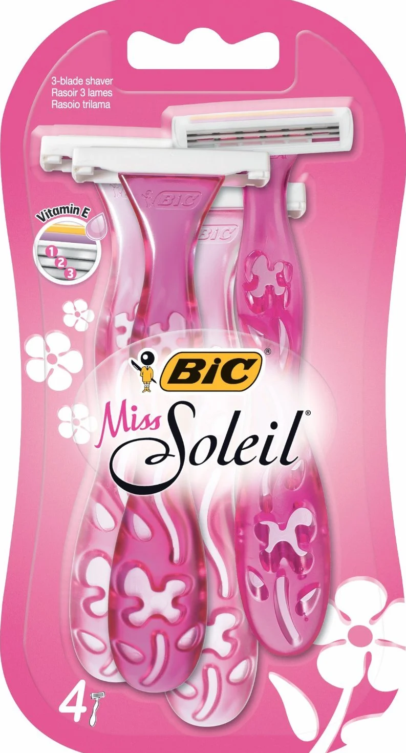 BIC Miss Soleil jednorazowe golarki damskie, 4 sztuki
