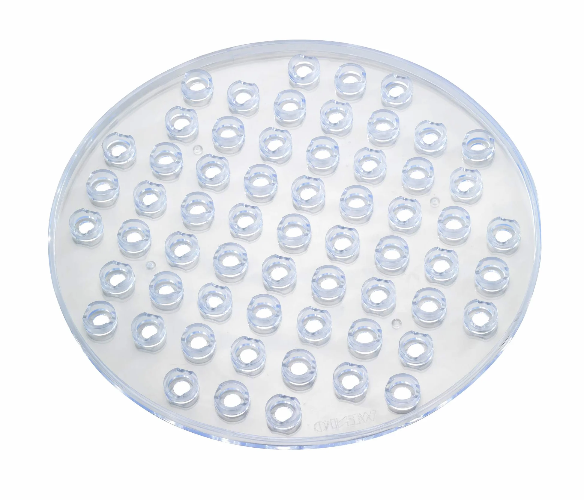 WENKO Mata do zlewu Kristall przezroczysta okrągła plastikowa 31 cm