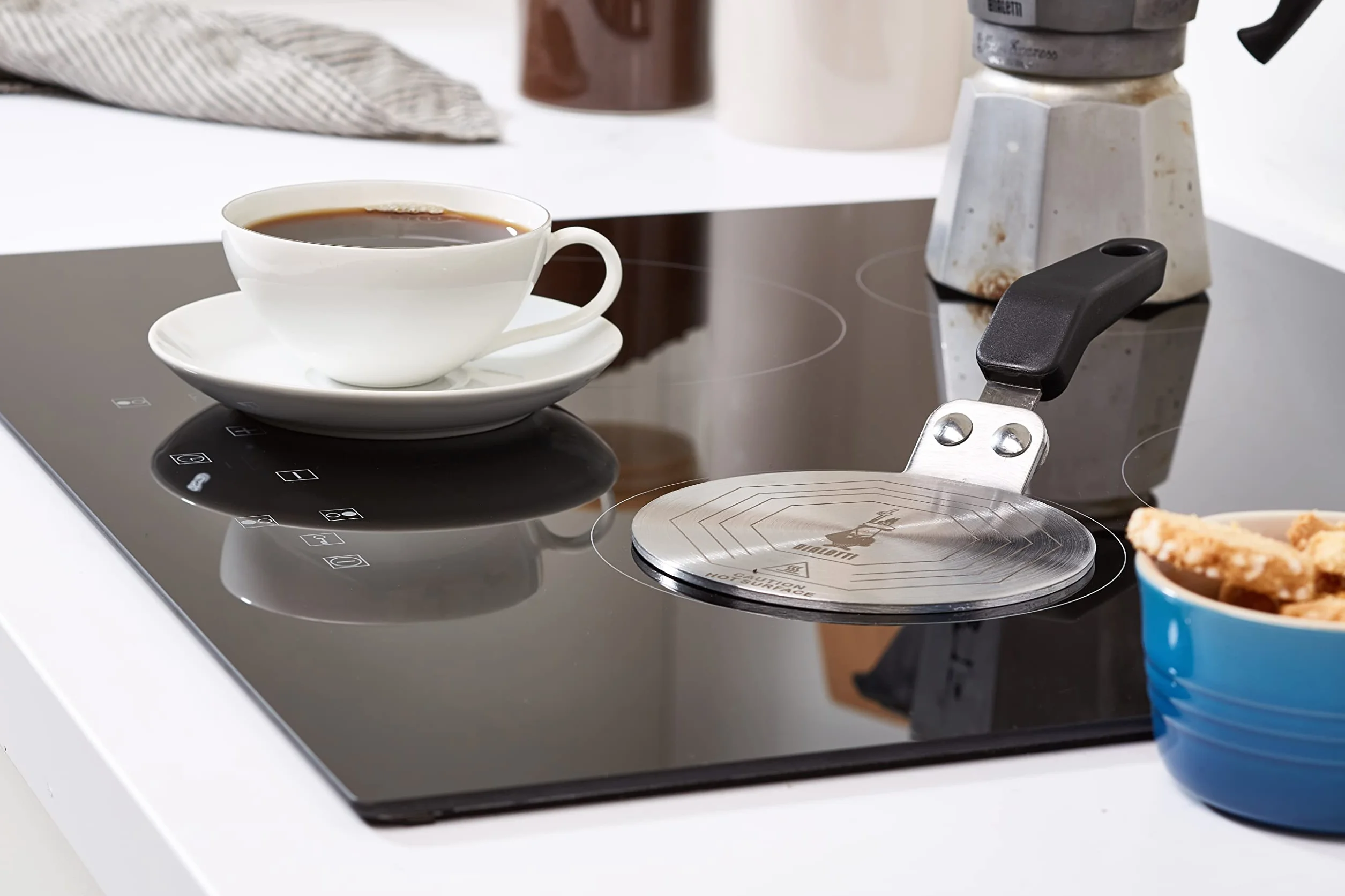 Bialetti Adapter do Płyty Indukcyjnej 13 cm Srebrny Czarny