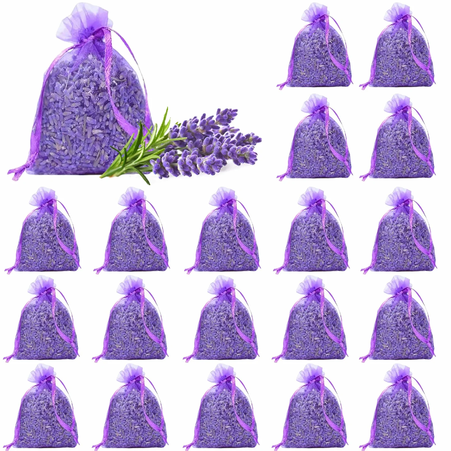 Torebki lawendowe 7x9 cm naturalne saszetki do szafek i szuflad