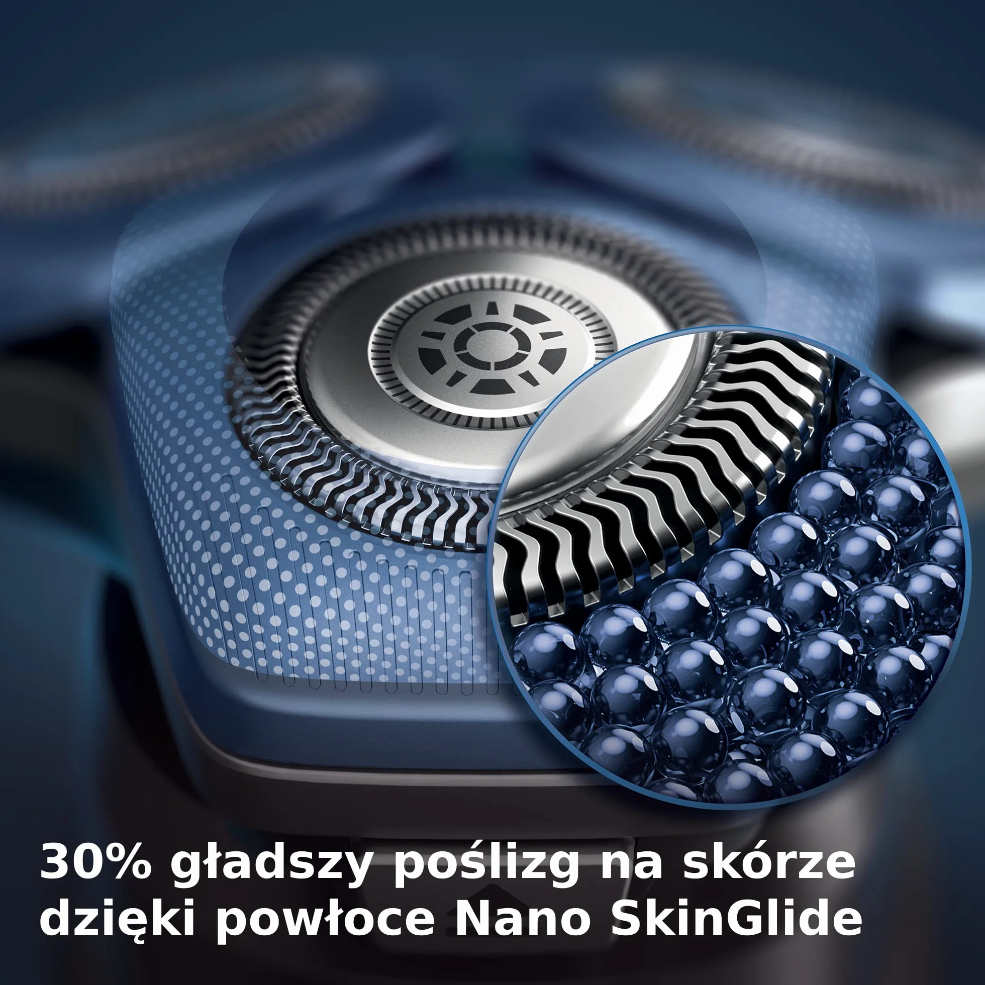 Golarka elektryczna Philips Series 7000 do golenia na mokro i na sucho z technologią SkinIQ, zintegrowanym trymerem, podkładką ładującą, etui podróżnym, wkładem Quick Clean (Model S7886/55)