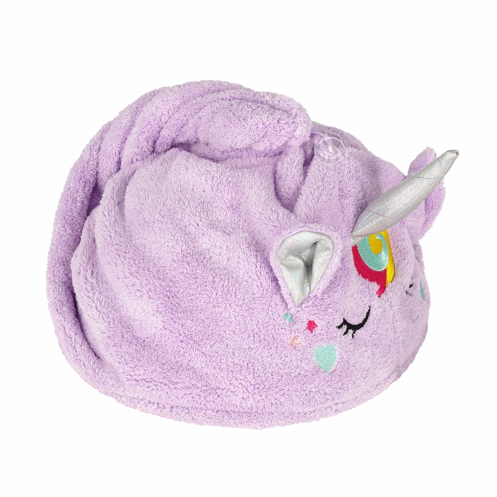 Legami - Love My Hair Turban do włosów, szybkoschnący, z mikrofibry, super chłonny, miękki, zapobiegający puszeniu się, damski ręcznik do włosów, zapięcie na guzik, motyw jednorożca