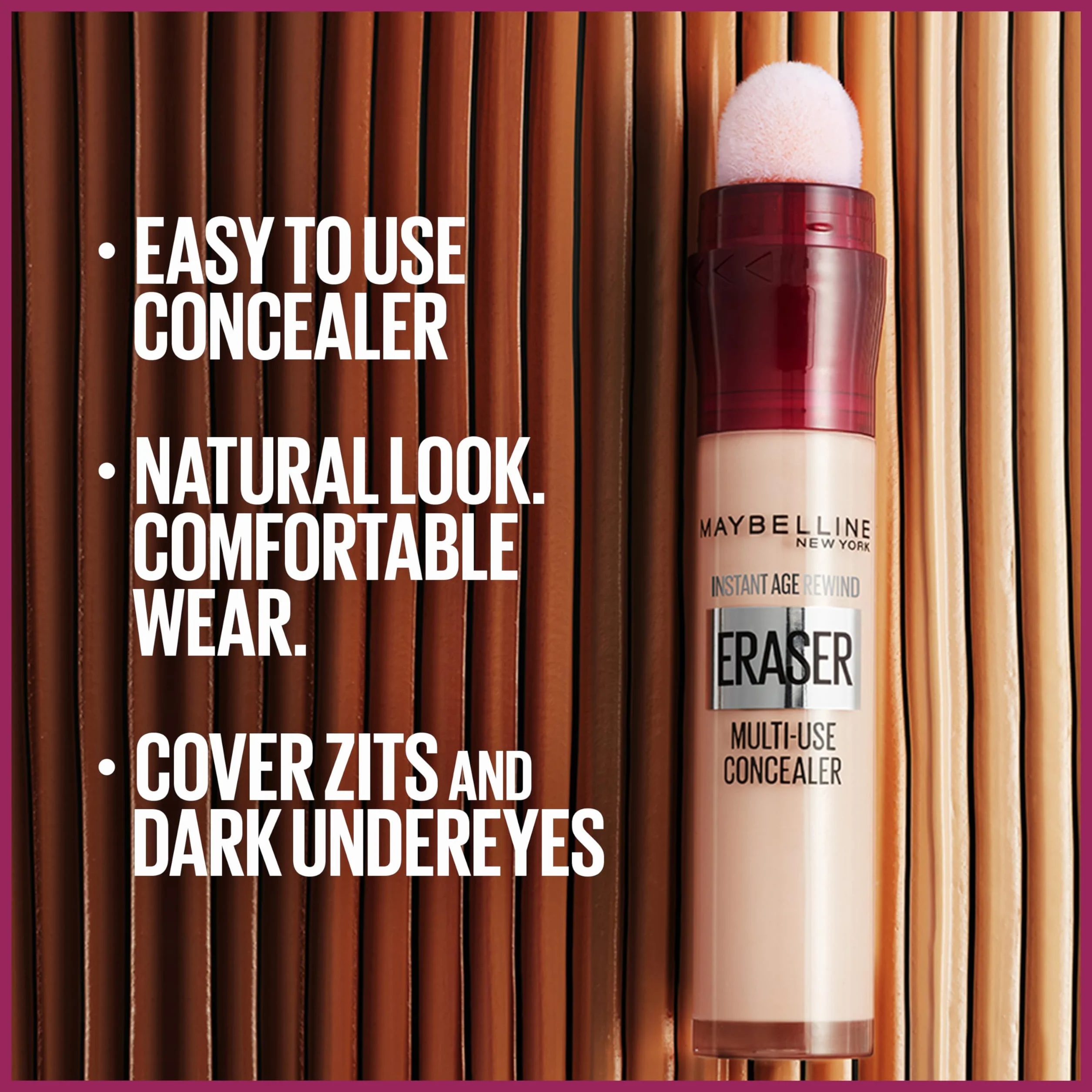Maybelline New York Instant Anti-Age Eraser Korektor z Gąbeczką 95 Cool Ivory 6,8 ml