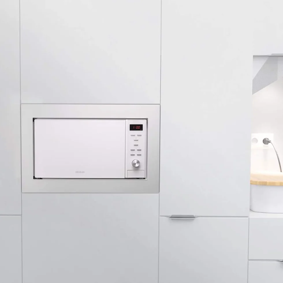 Cecotec Wbudowana mikrofalówka cyfrowa GrandHeat 2350 Built-In biała 900 W 23 l grill