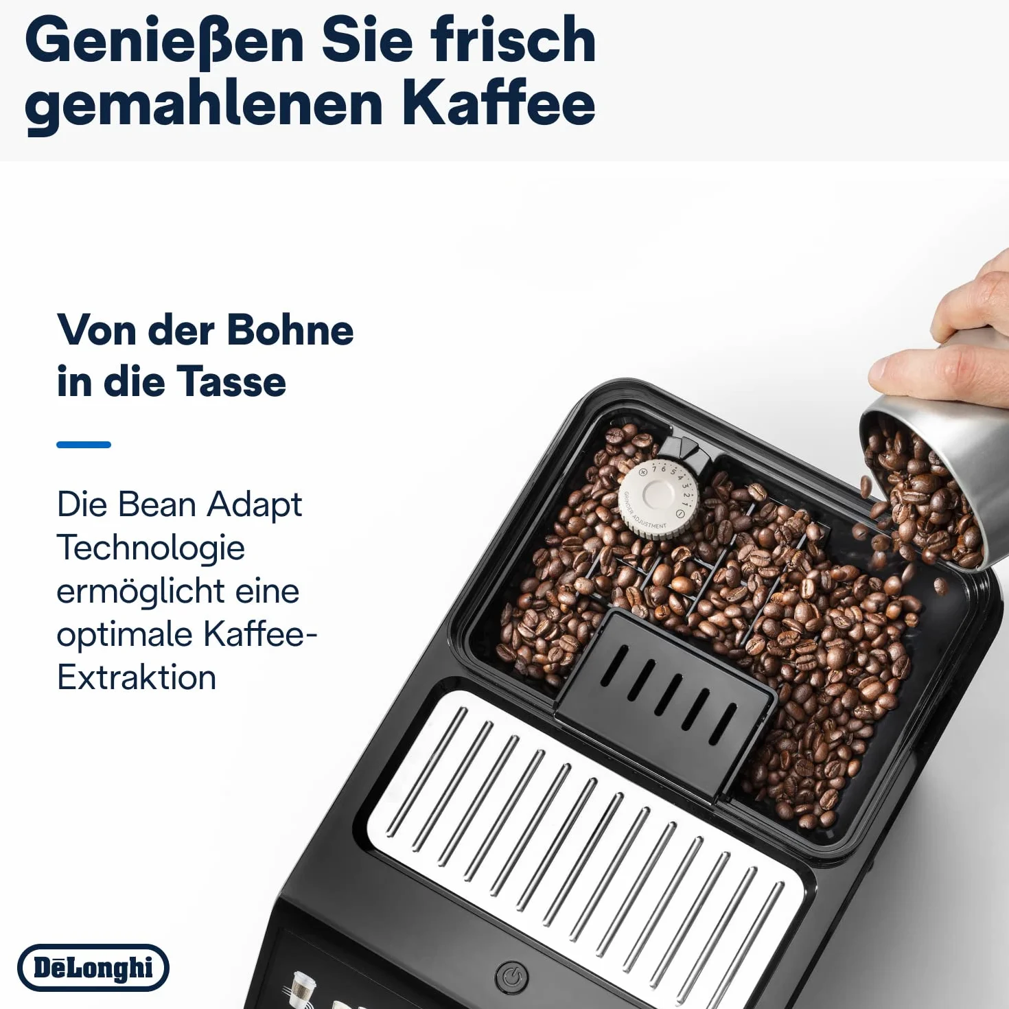De'Longhi Eletta Explore Cold Brew ECAM452.67.G, Automatyczny Ekspres do Kawy z LatteCrema Hot i Cool, Cold Extraction, Szary