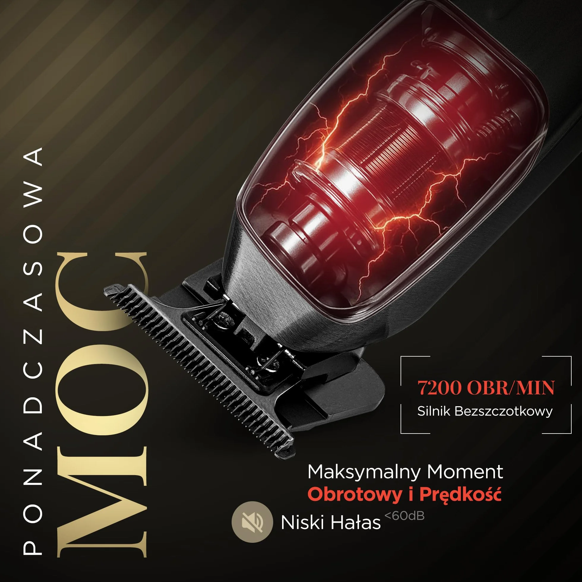 Trymer do włosów Fusion czarny