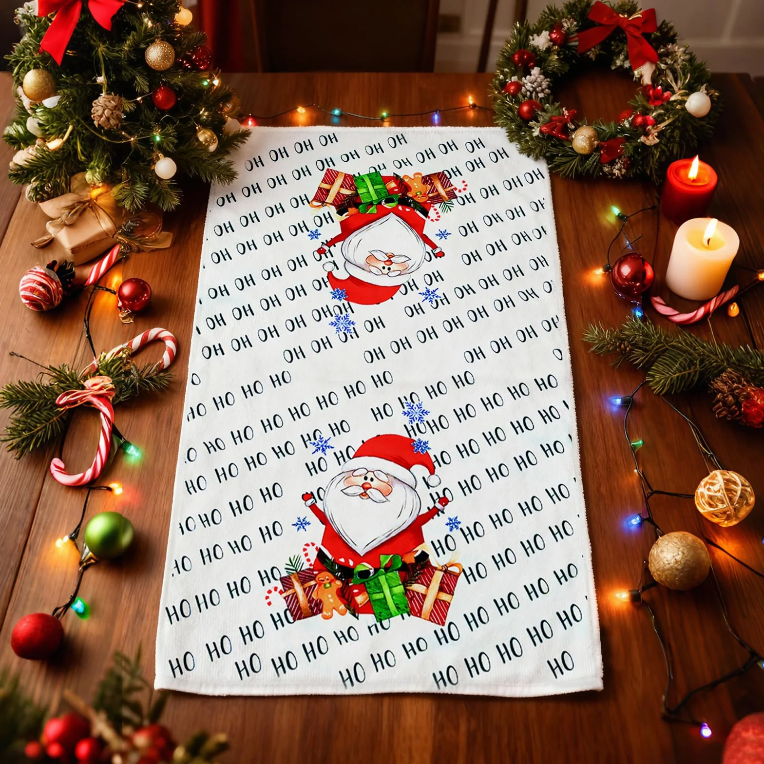 Ścierki do naczyń Boże Narodzenie 4-częściowy zestaw 40x60 cm dekoracja stołu
