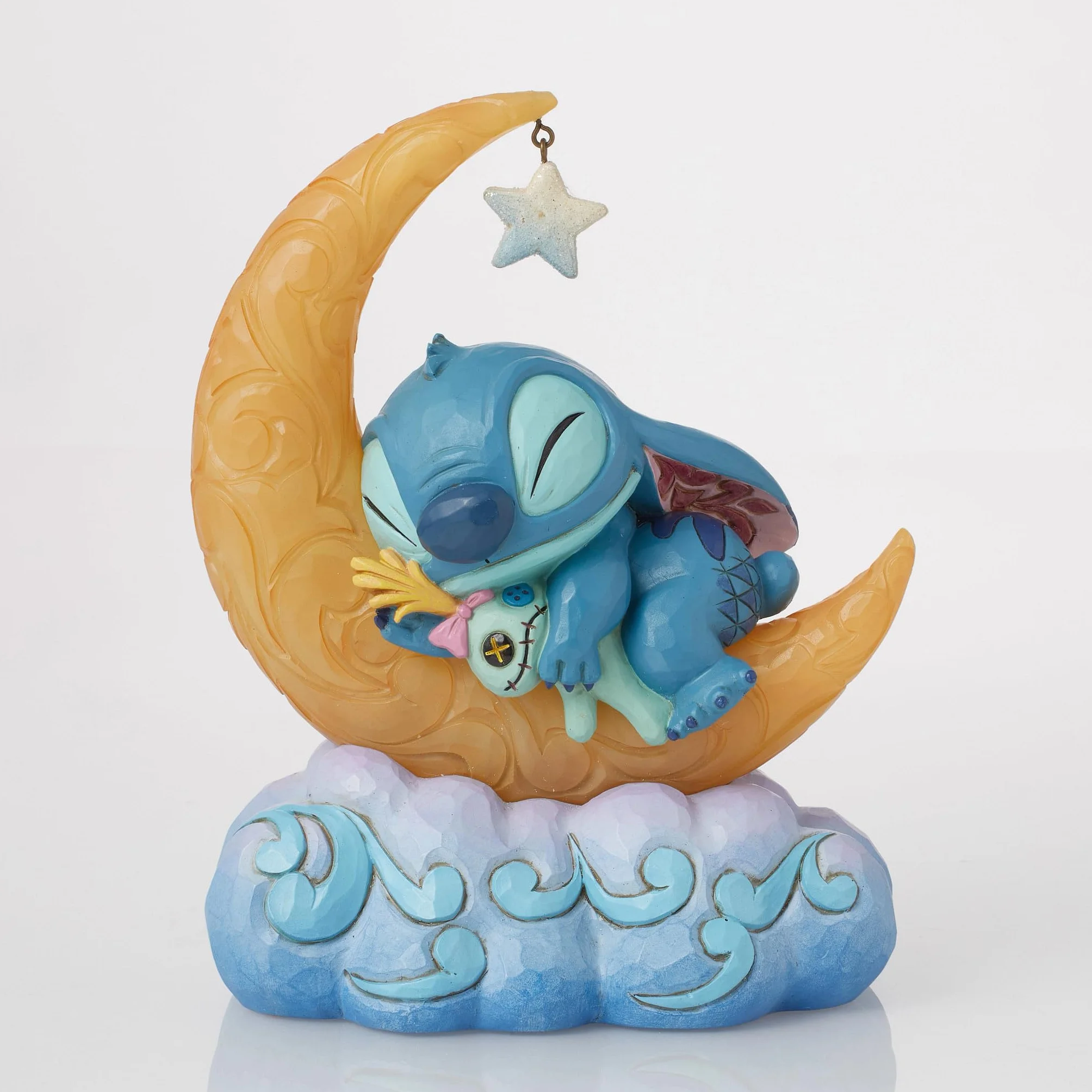 Disney Traditions Stitch and Scrump On Light Up Figurka Księżyca