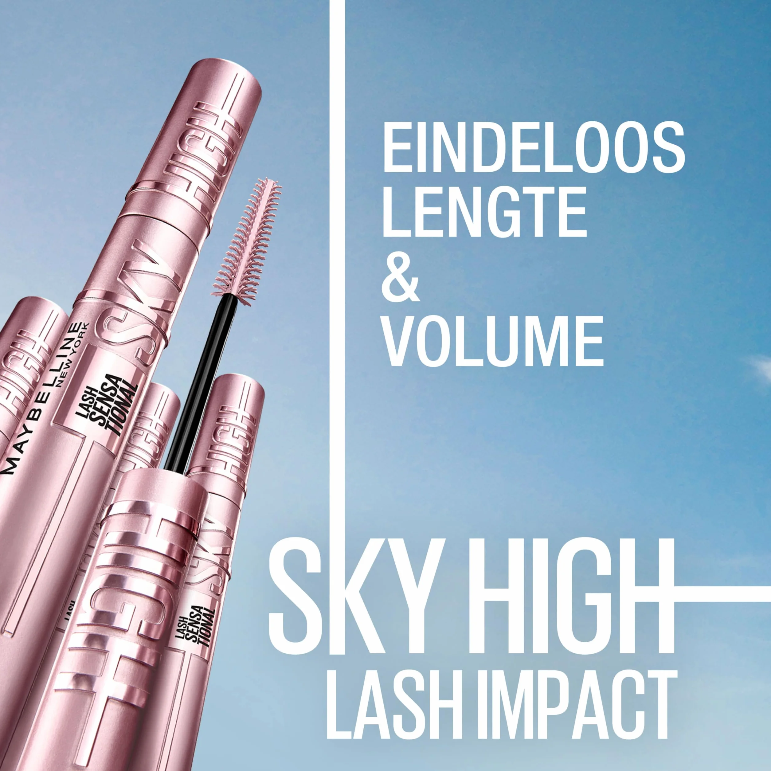 Maybelline Lash Sensational Sky High Tusz do Rzęs, Very Black 7,2 ml