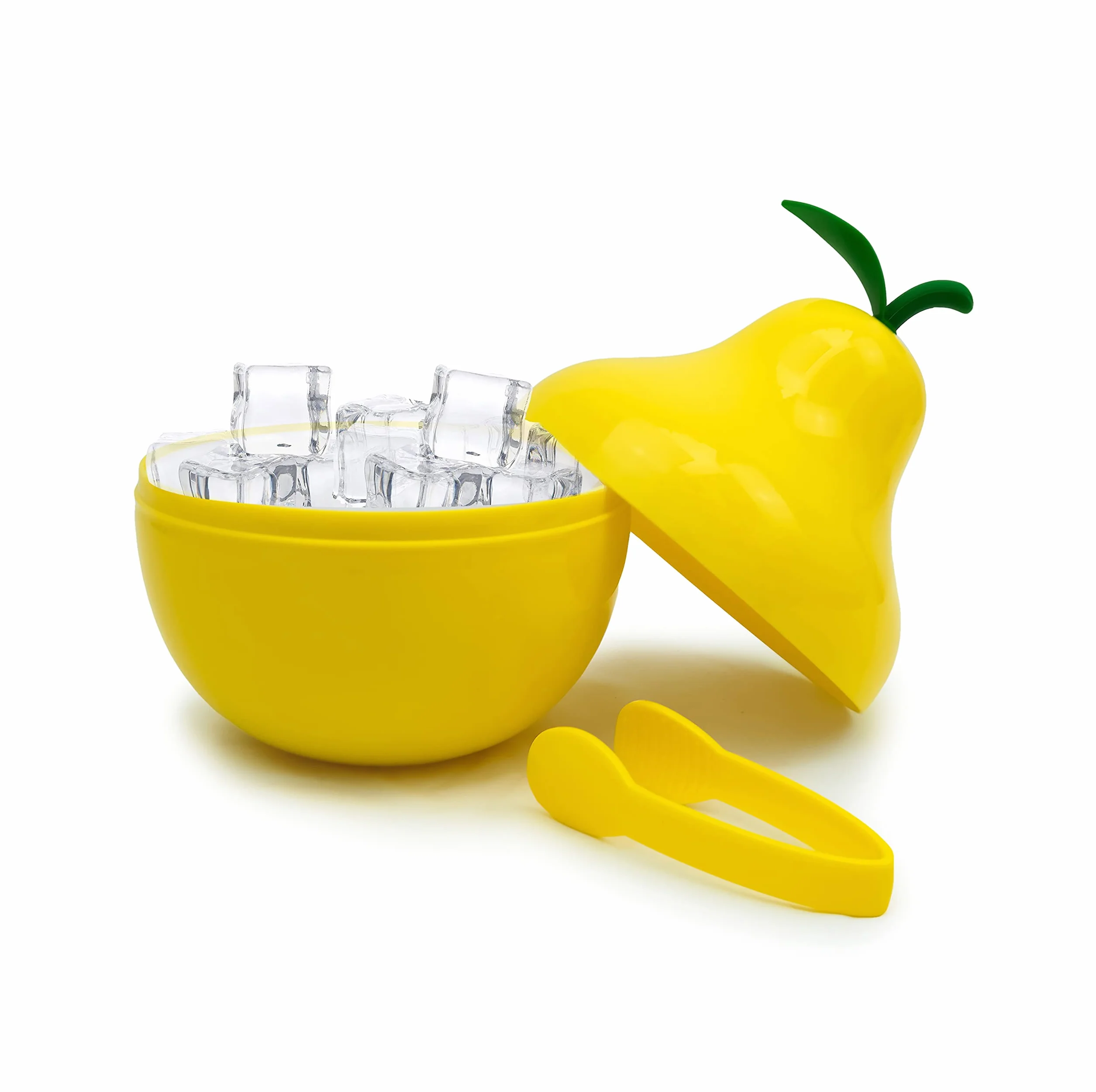 CÉCOA Pojemnik na lód – wiadro na kostki lodu – żółty, 700 ml, Polipropylen (PP), Fits standard 12 oz cans/bottles