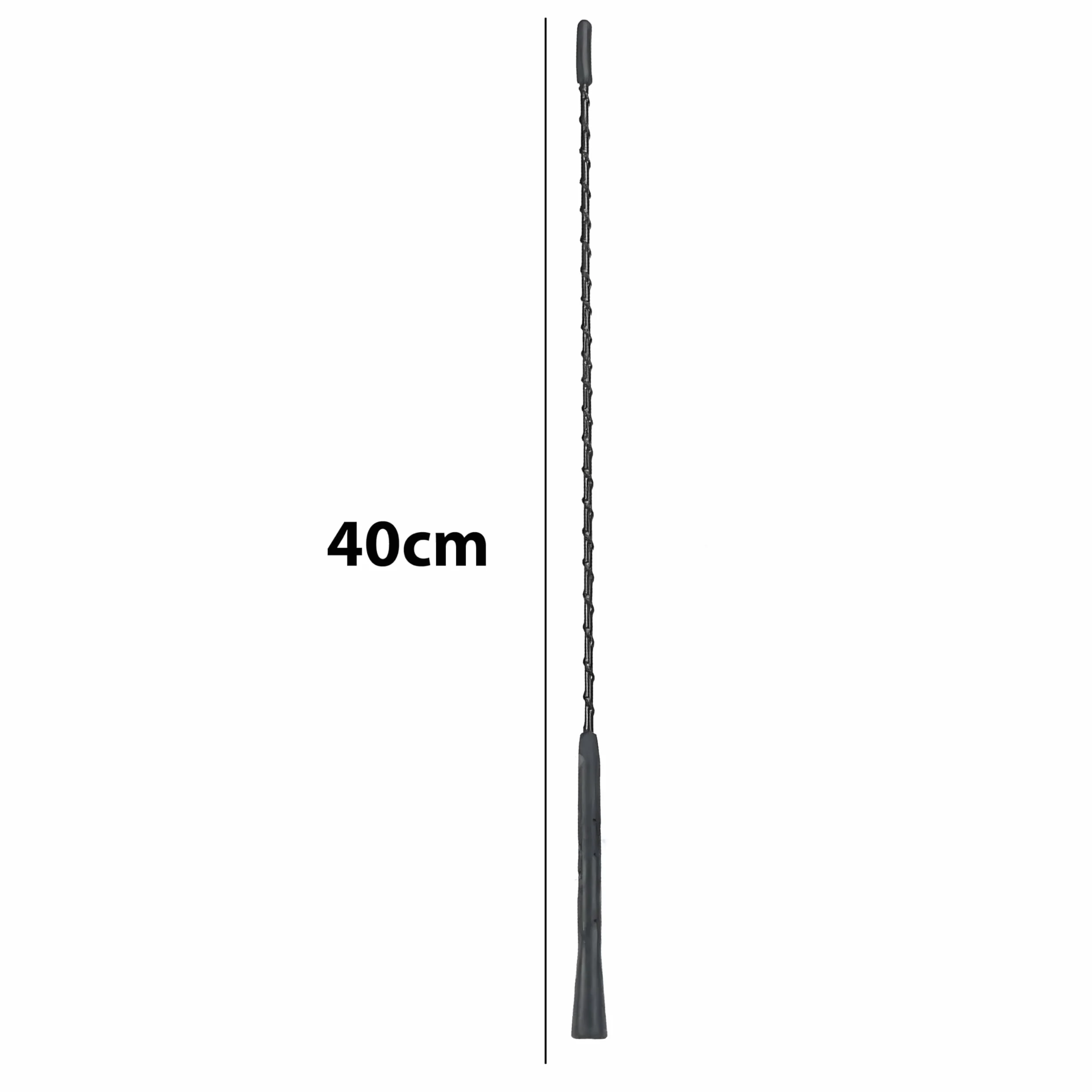 Retoo Antena samochodowa, antena dachowa, radio samochodowe 40 cm, do VW Skody, Seat, Opel, uniwersalna, samochodowa antena radiowa, super kompatybilność, mocny odbiór, gwint wewnętrzny anteny 6 mm,