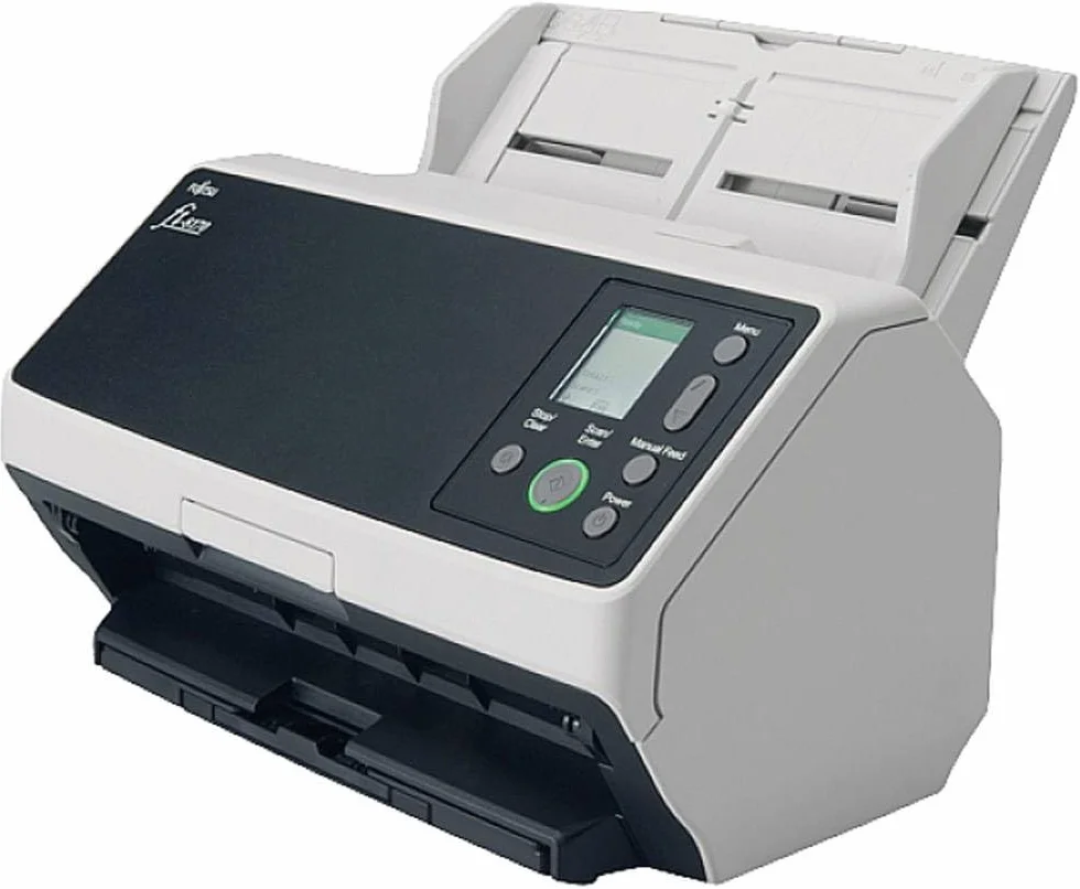 RICOH fi-8170 - Skaner Grup Roboczych Dwustronny A4 z Automatycznym Podajnikiem Dokumentów, Gigabit Ethernet, USB 3.2, Źródło światła LED, 70 str./140 obrazów/min