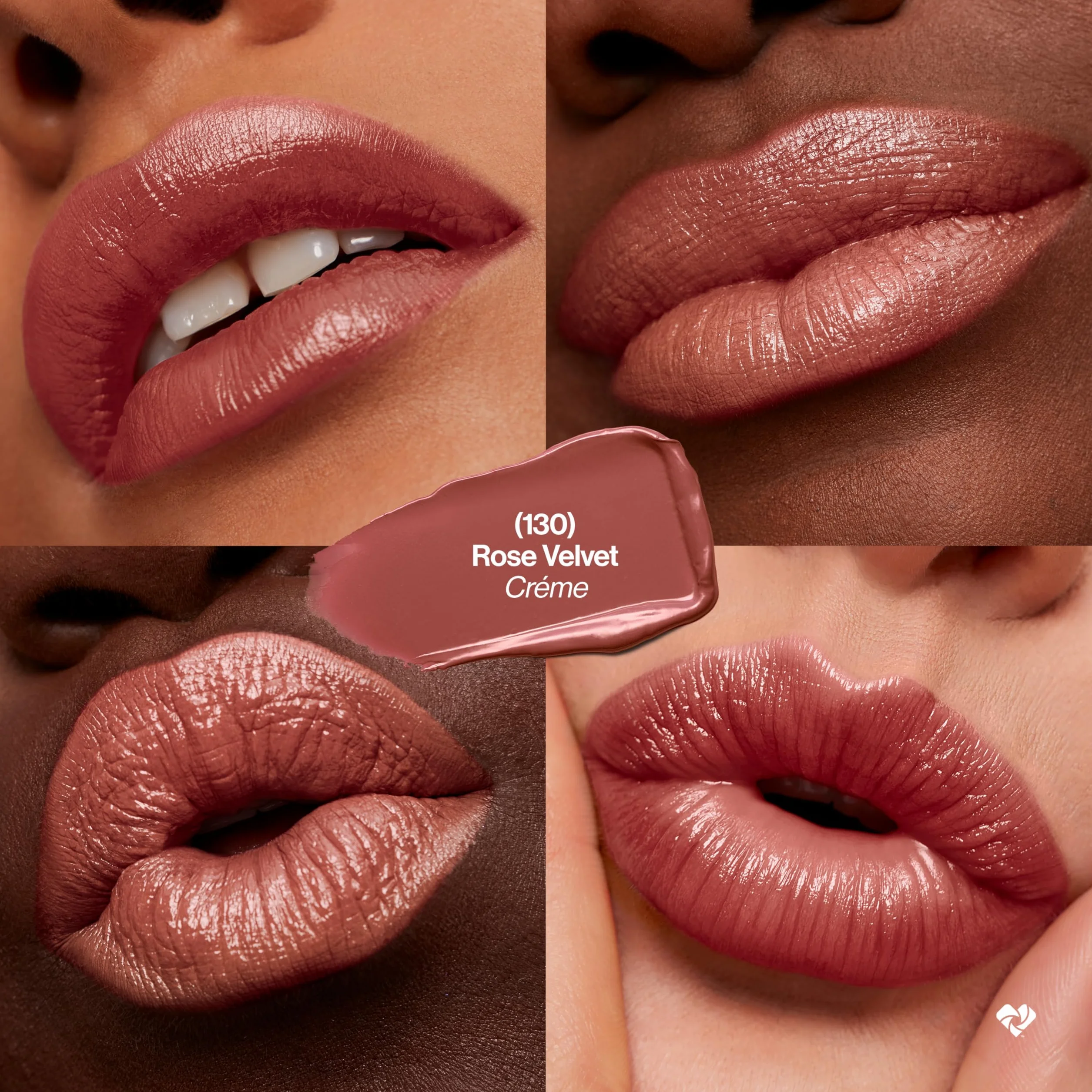 REVLON Super Lustrous Szminka, kremowa formuła do miękkich i pełnych ust, uczucie nawilżenia, 130 Rose Velvet, 4,2 g