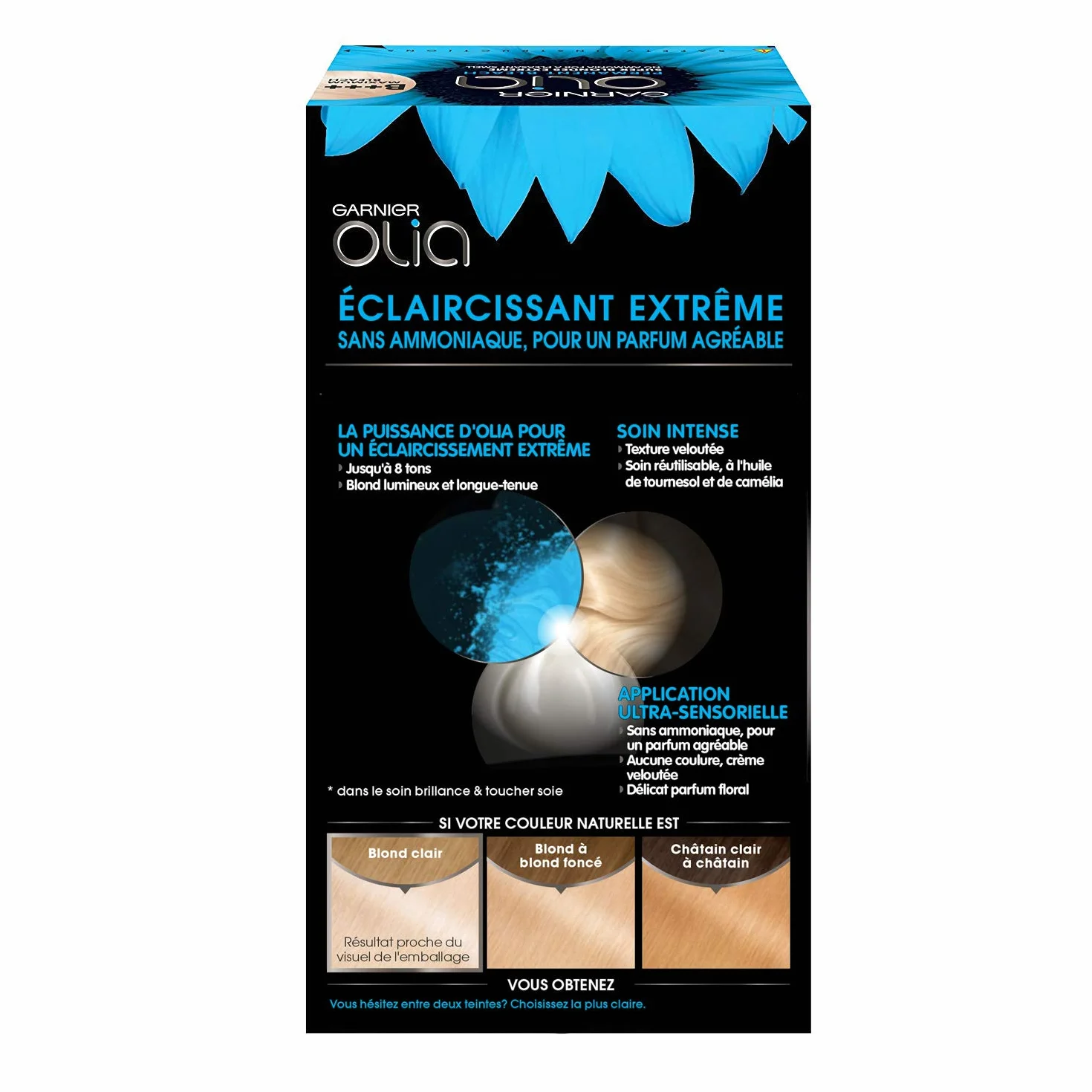 Garnier Olia Farba do Włosów Blond D+++ 3 Sztuki