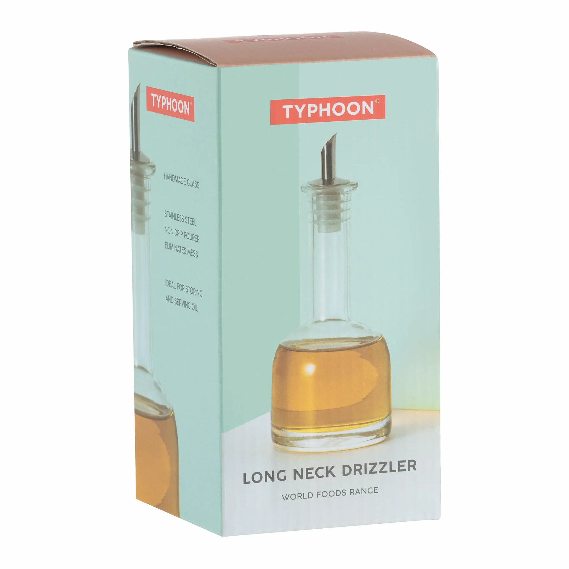 Typhoon Przyprawy 280 ml długa szyja, oliwa z oliwek, 8,5 x 8,5 x 16,5 cm