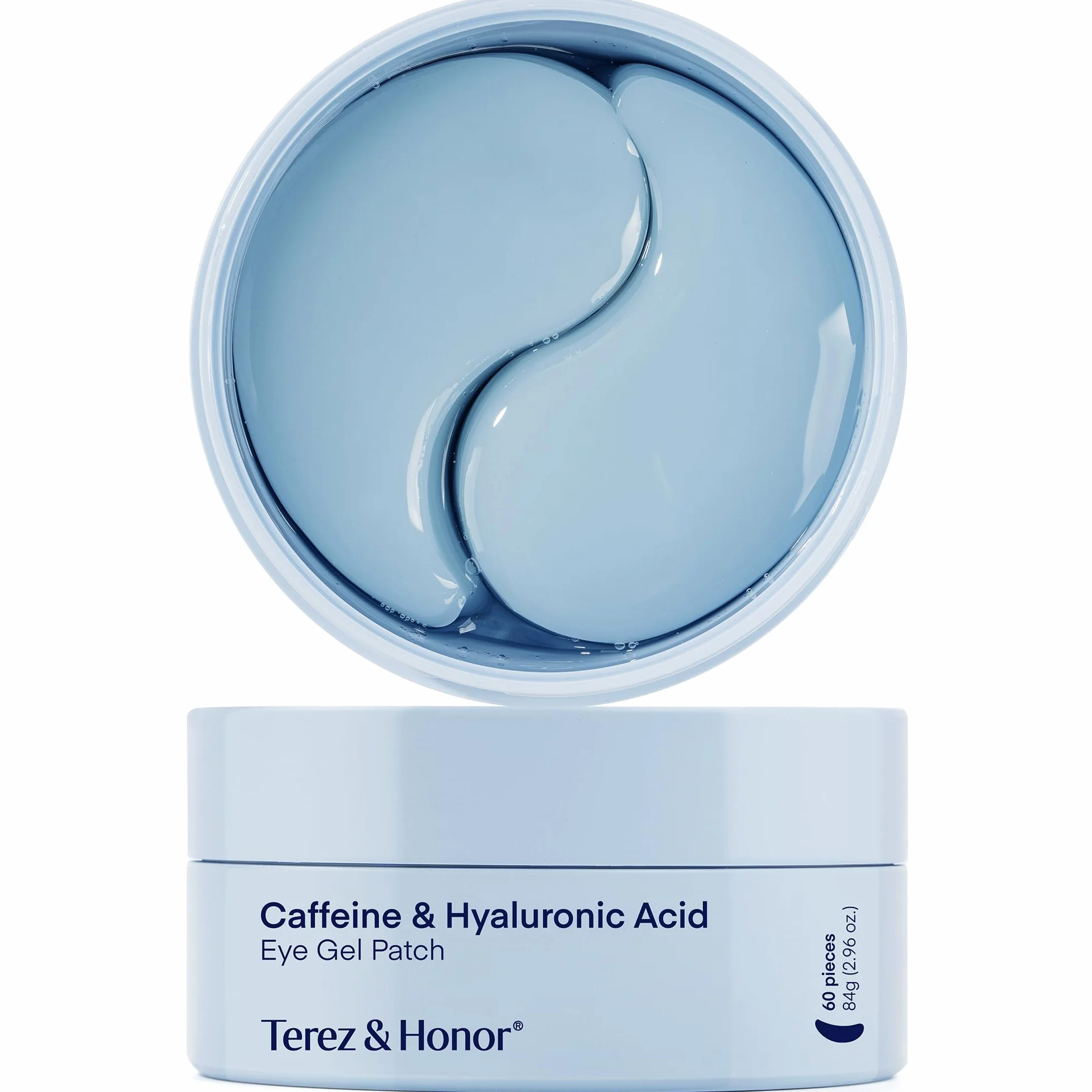 Maseczki pod oczy przeciwko siniakom Korean Skincare: Maseczki z hialuronanem i kofeiną przeciwko workom pod oczami i zmarszczkom - wegańskie i nie testowane na zwierzętach, odpowiednie dla wrażliwej