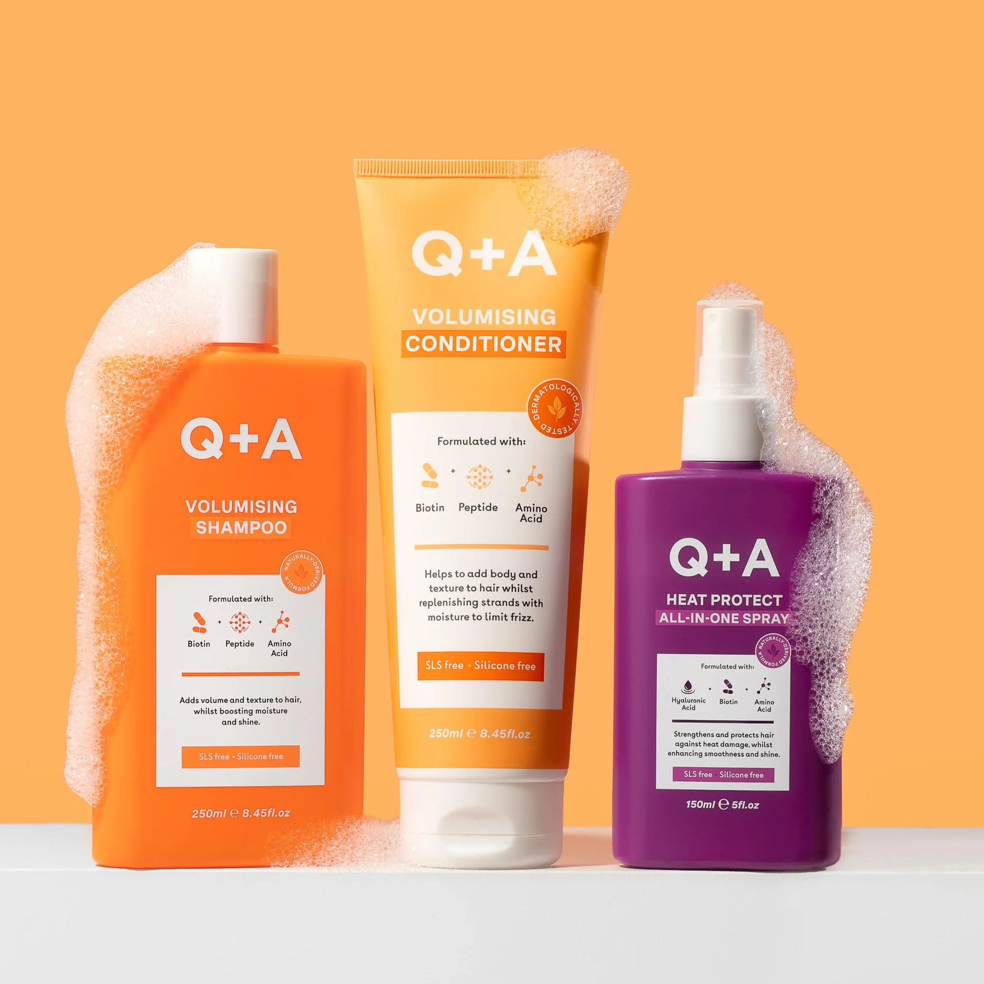 Q+A Heat Protect All-In-One Spray