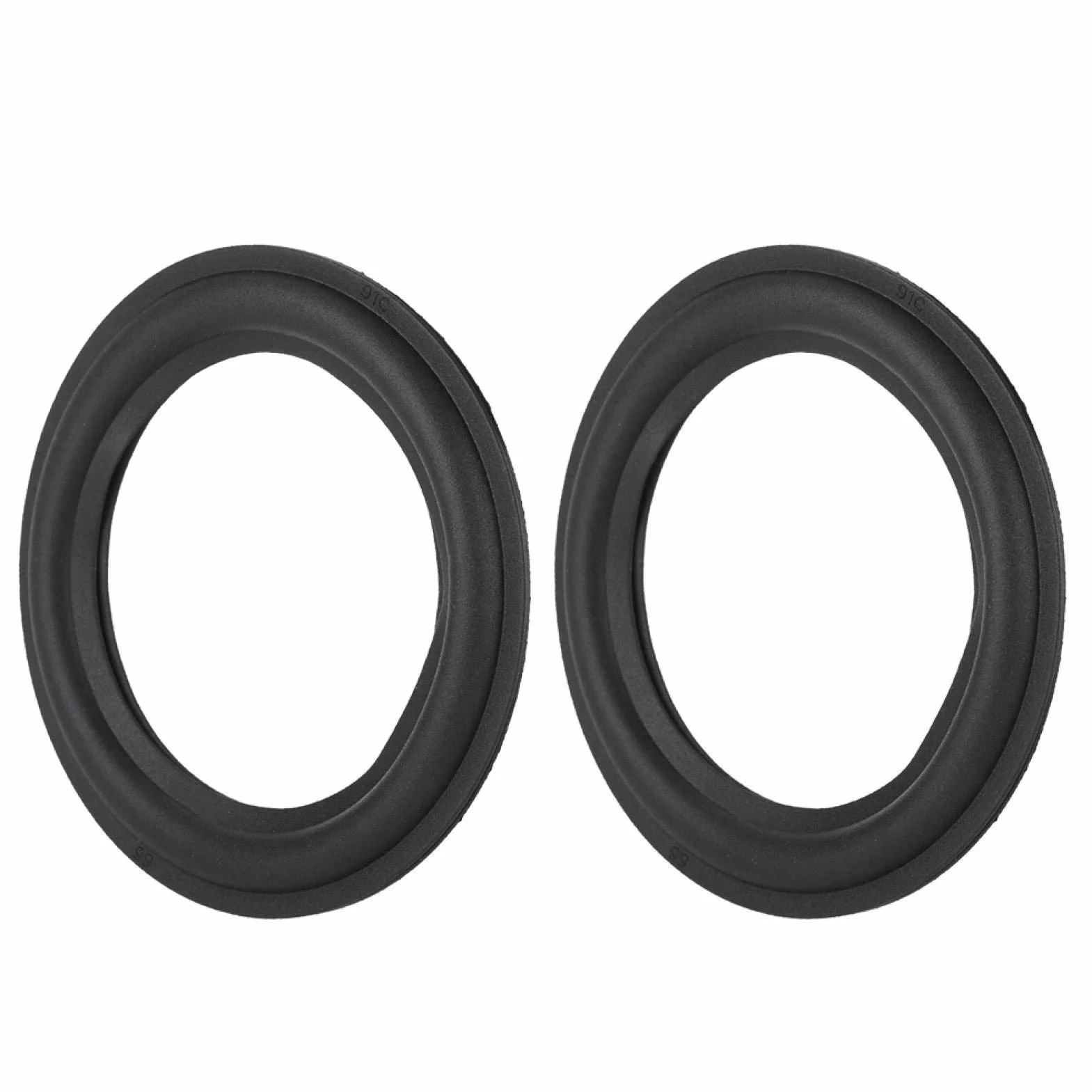 DAUERHAFT Część naprawcza zamiennik głośnika piankowa krawędź 12,7 cm głośnik piankowy krawędź rogów gumowe krawędzie 12,7 cm / 10,6 cm część naprawcza, zamiennik dla J.bl/S.wans krawędź głośnika (4 cale)
