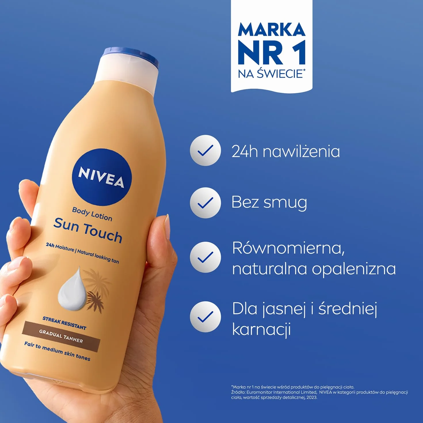 NIVEA Sun Touch Brązujący balsam do ciała 400 ml