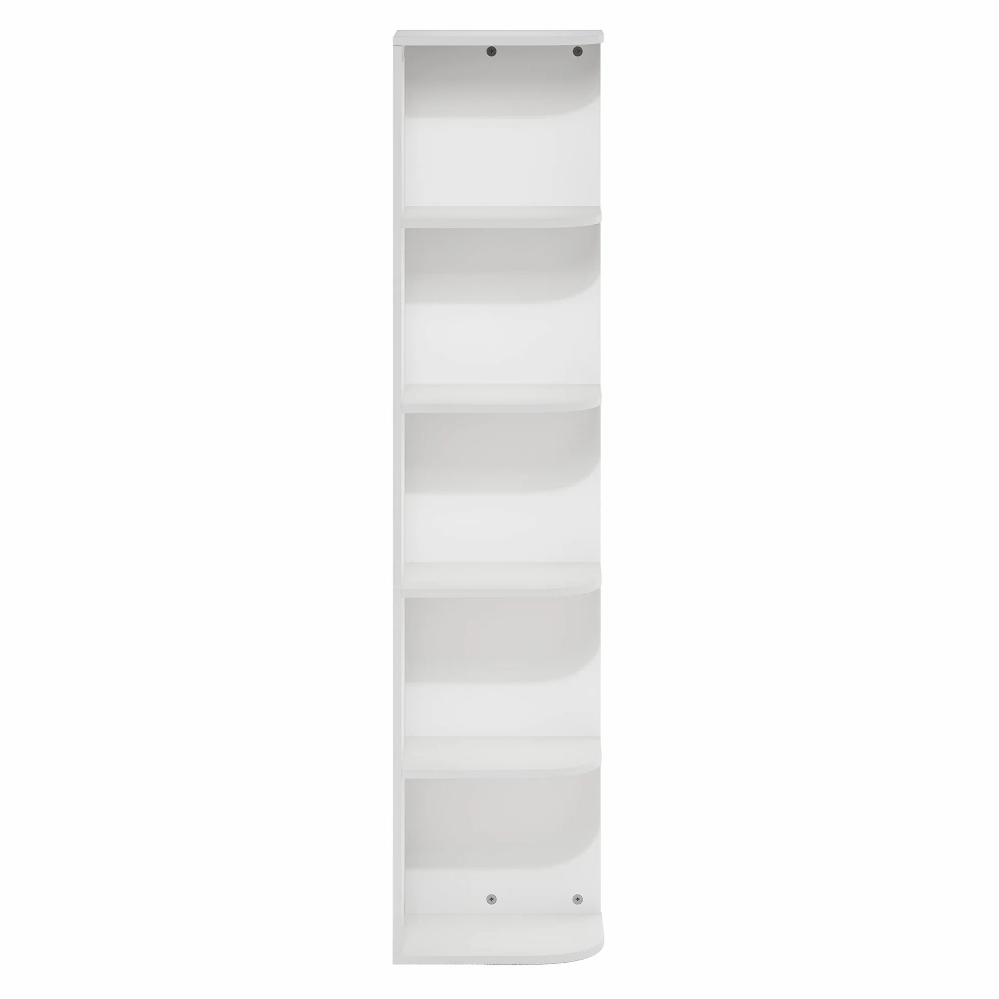 Furinno Pasir 5-poziomowy regał narożny biały