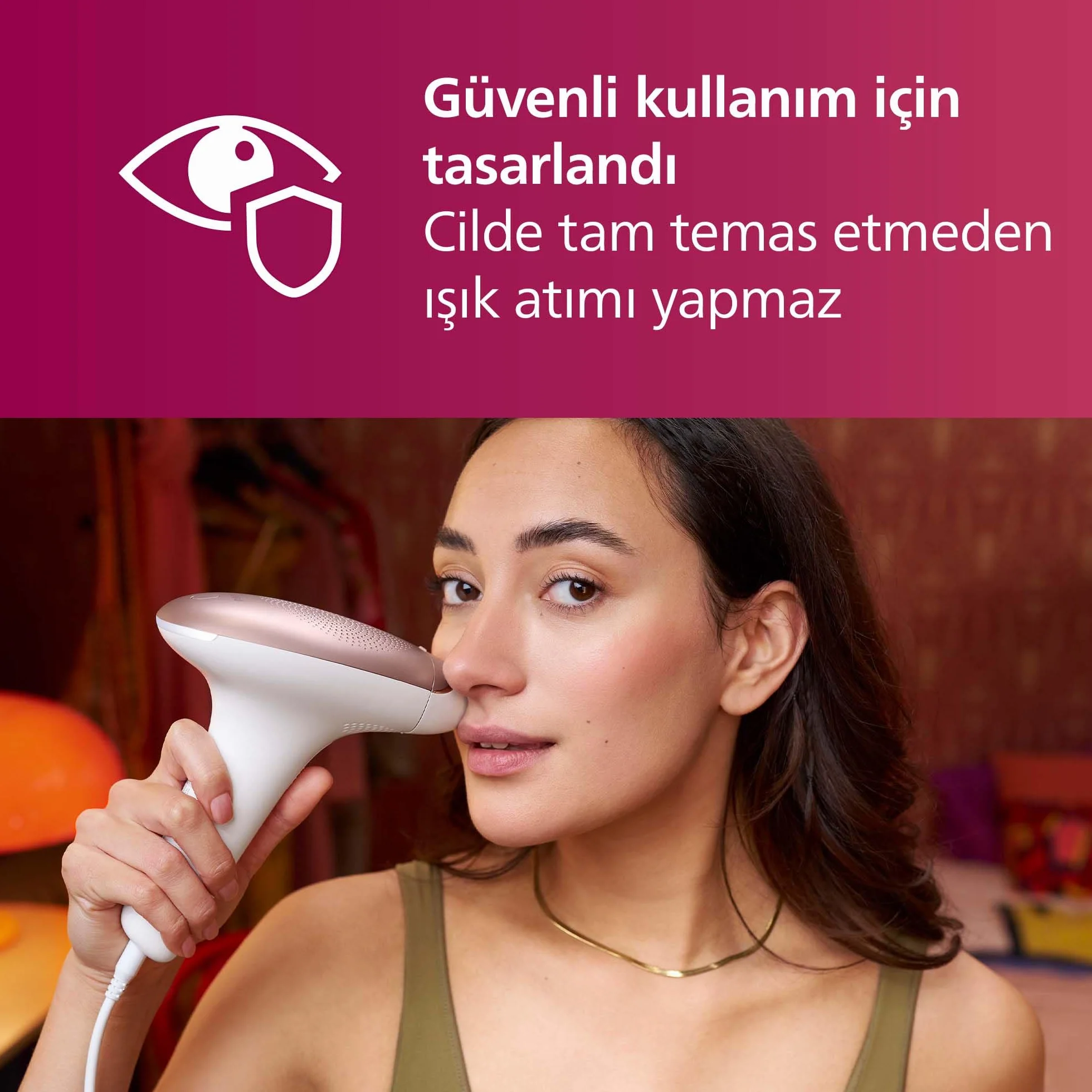 Philips Lumea Depilator Laserowy, Biały/Złoty