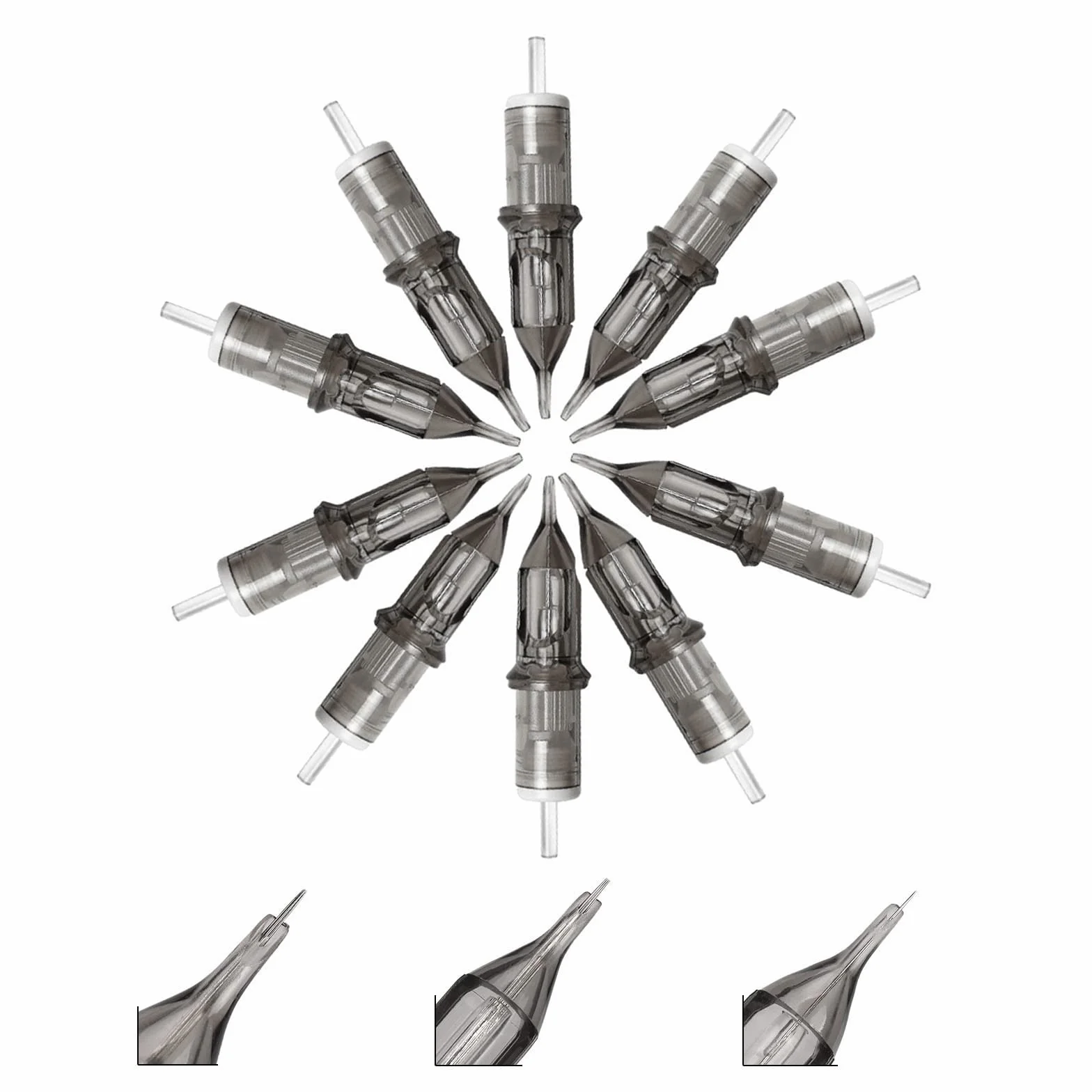 ATOMUS 30pcs Tattoo Cartridge Needles 1RL 3RL 5RL Tattoo Needles for Tattoo Pen Line Pattern Disposable Sterilized Tattoo Needle Round Liner for Pen Rotary Machine Tattoo Supplies