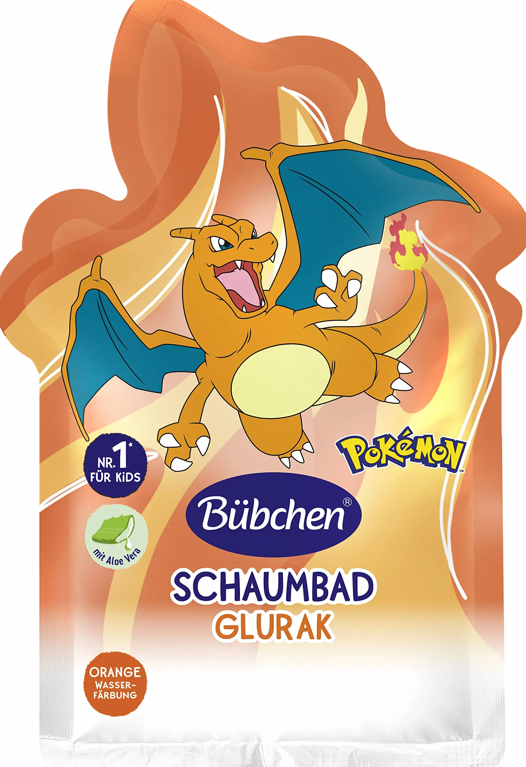 Bübchen Pokémon płyn do kąpieli, Glurak, 40 ml