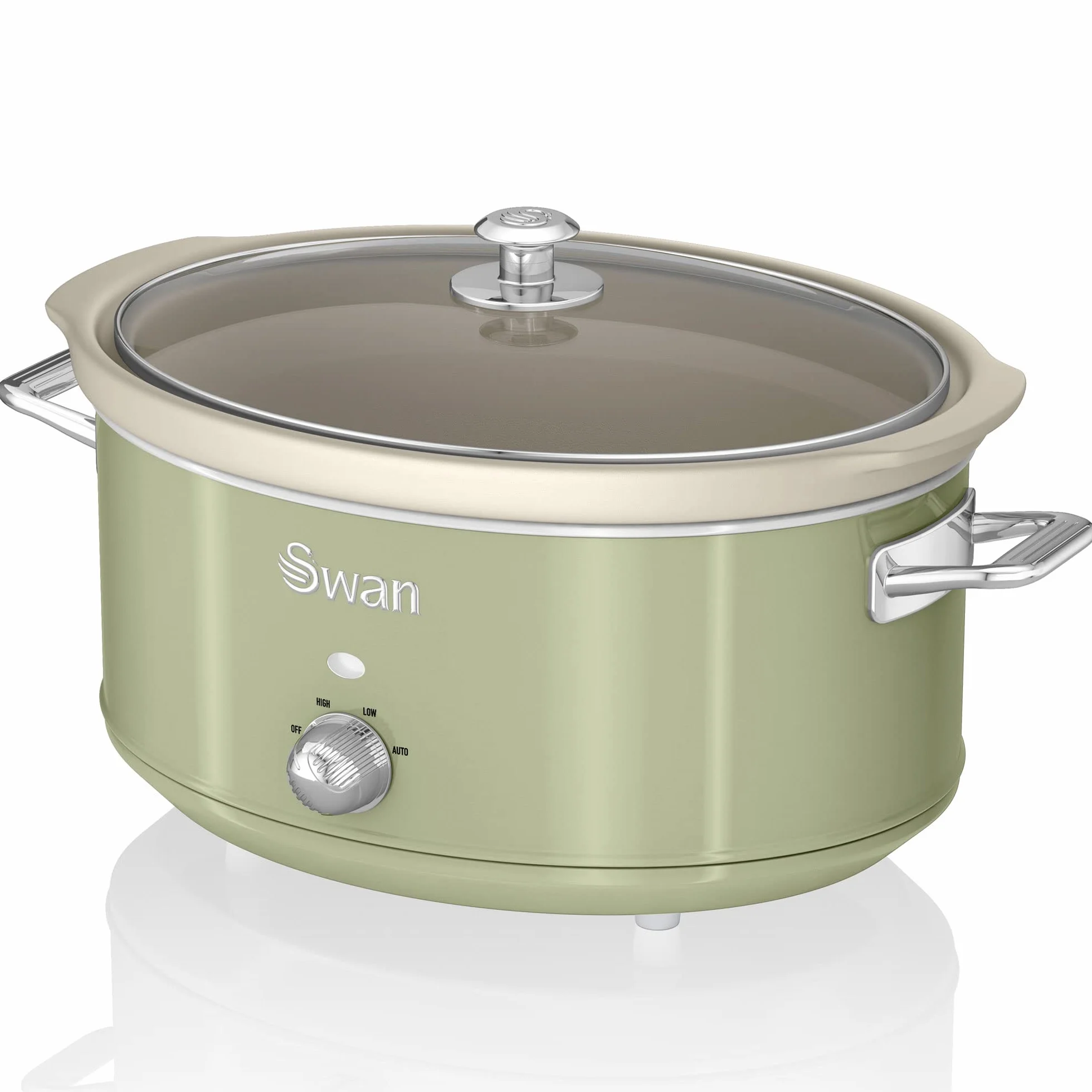 Swan Retro SF17031GNEU Wolna kuchenka 6,5 litra 320W Zielony