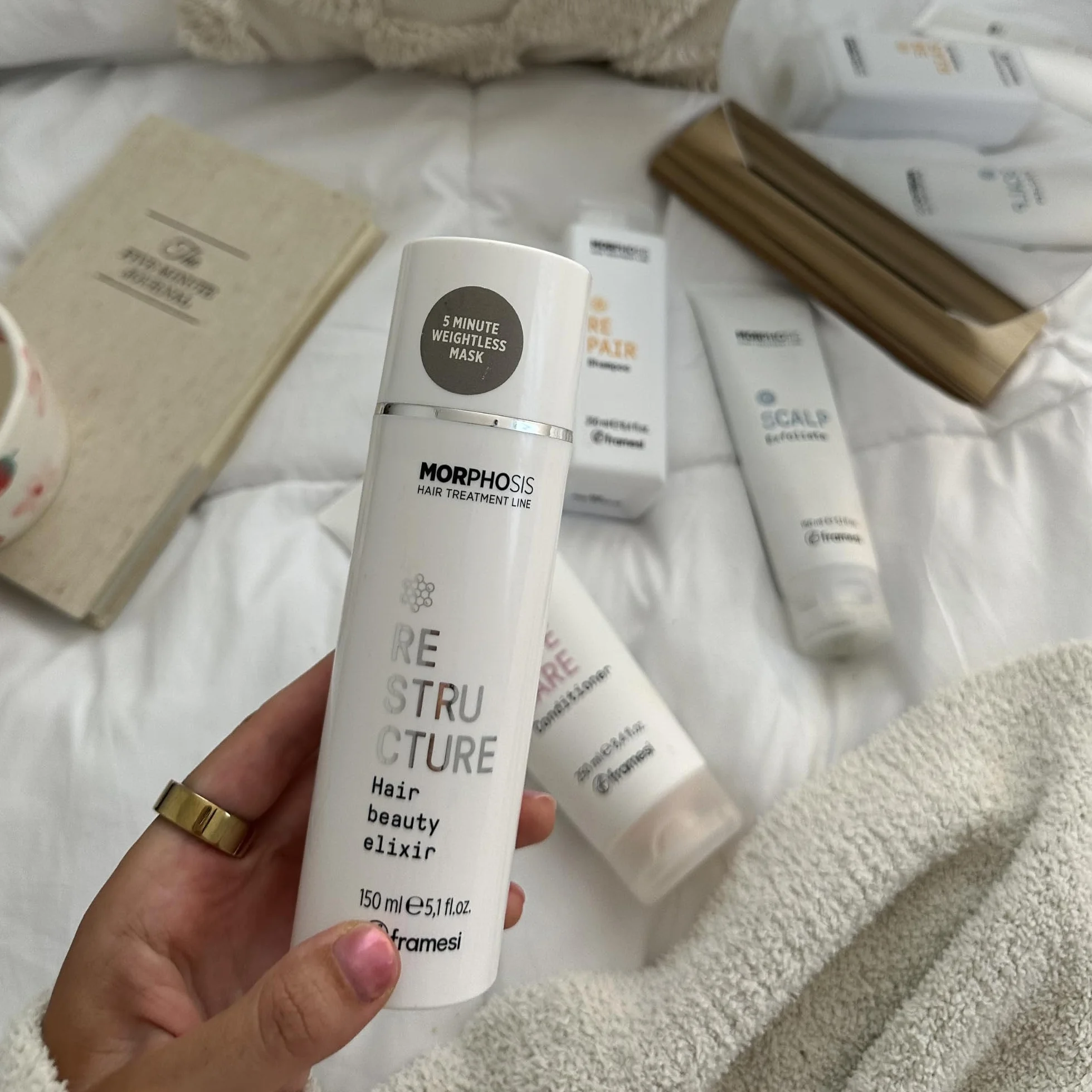 Framesi Morphosis Restructure Hair Beauty Elixir 150 ml - regenerujący lakier do włosów zniszczonych