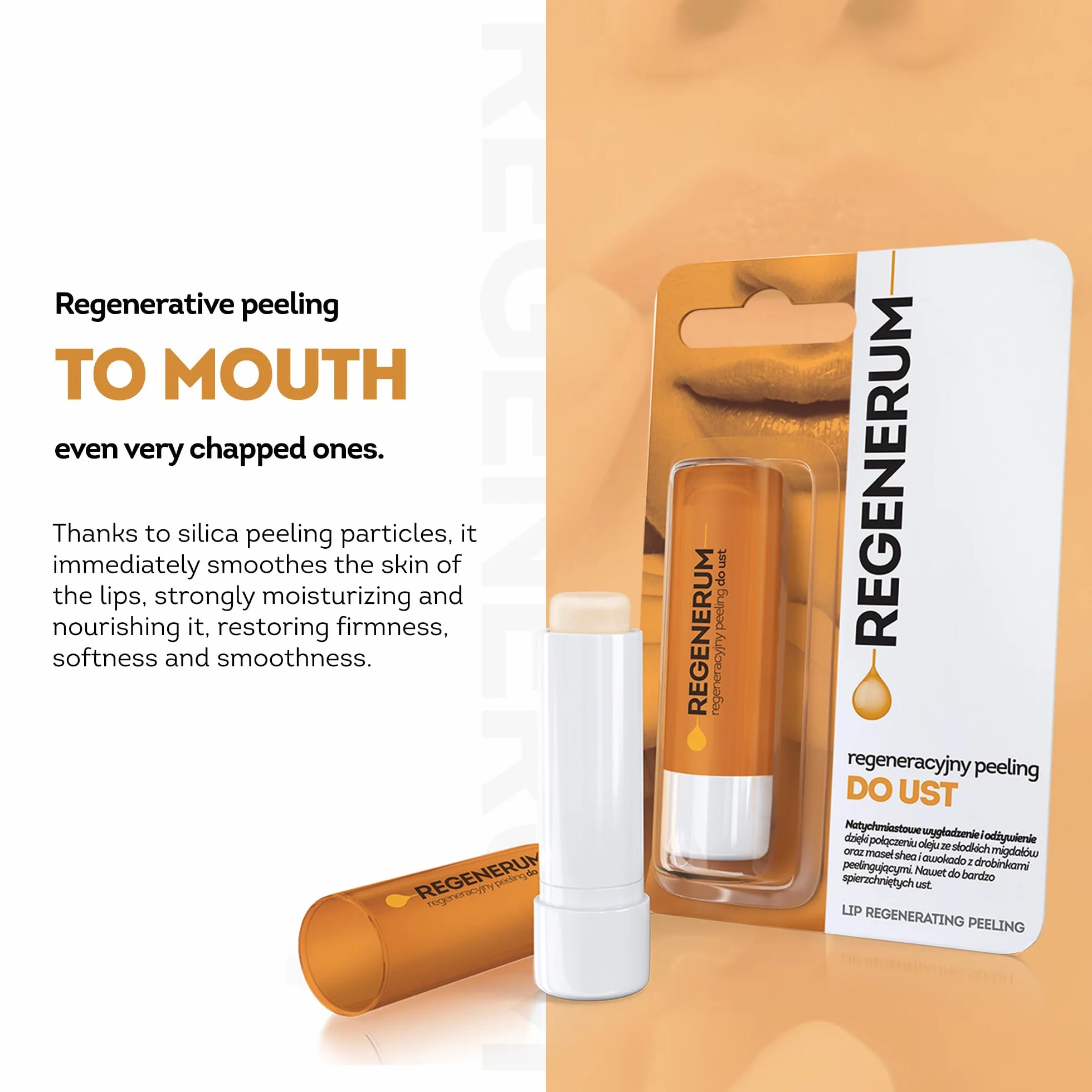 REGENERUM Peeling regeneracyjny do ust, 5g