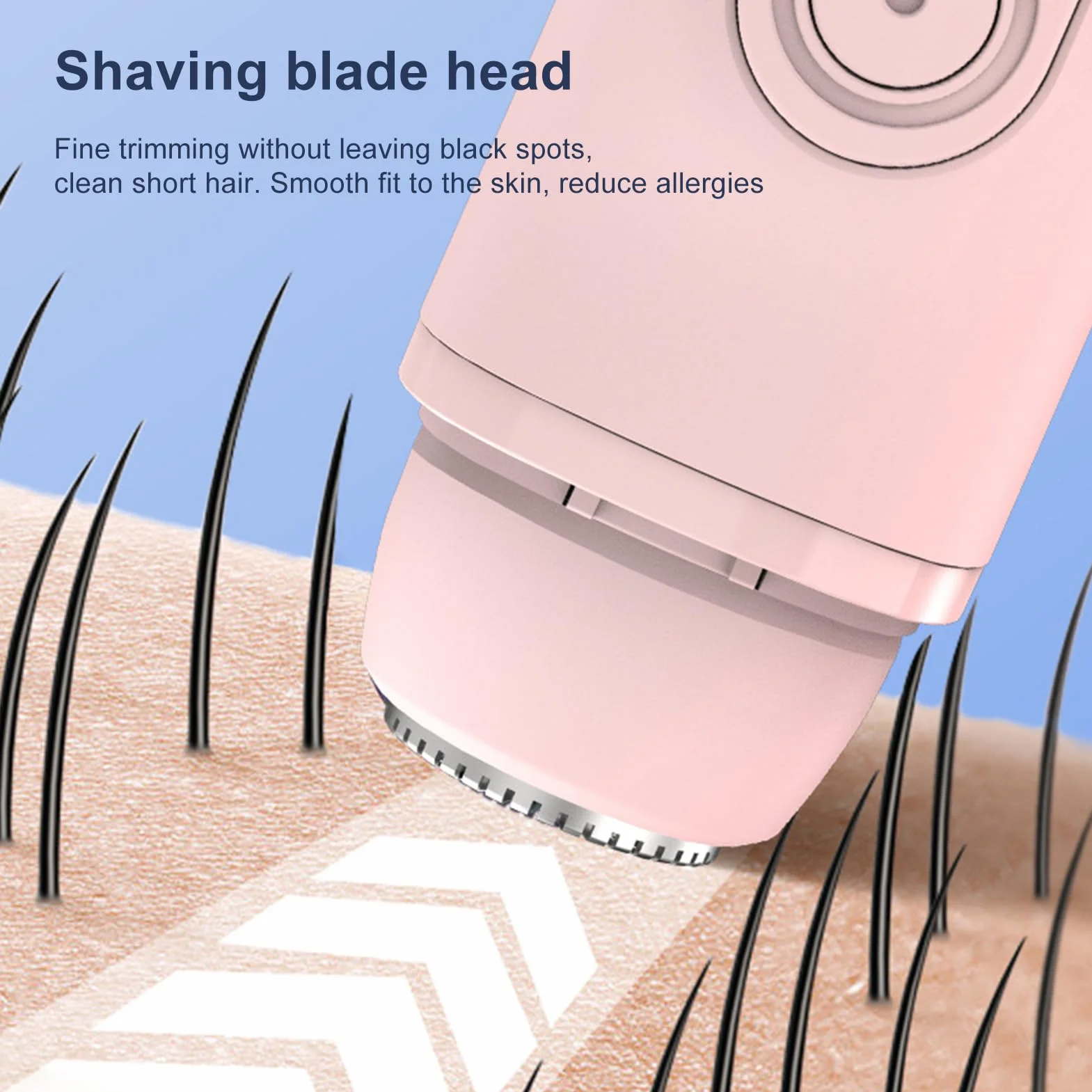 Bikini Trimmer, Electric Trimmers, Waterproof Epilator, Portable Razor Remover, Facial Hair Eyebrow Shaver, for Women, Bikinis Area, Legs, and Beard 6.97x1.18 Inch