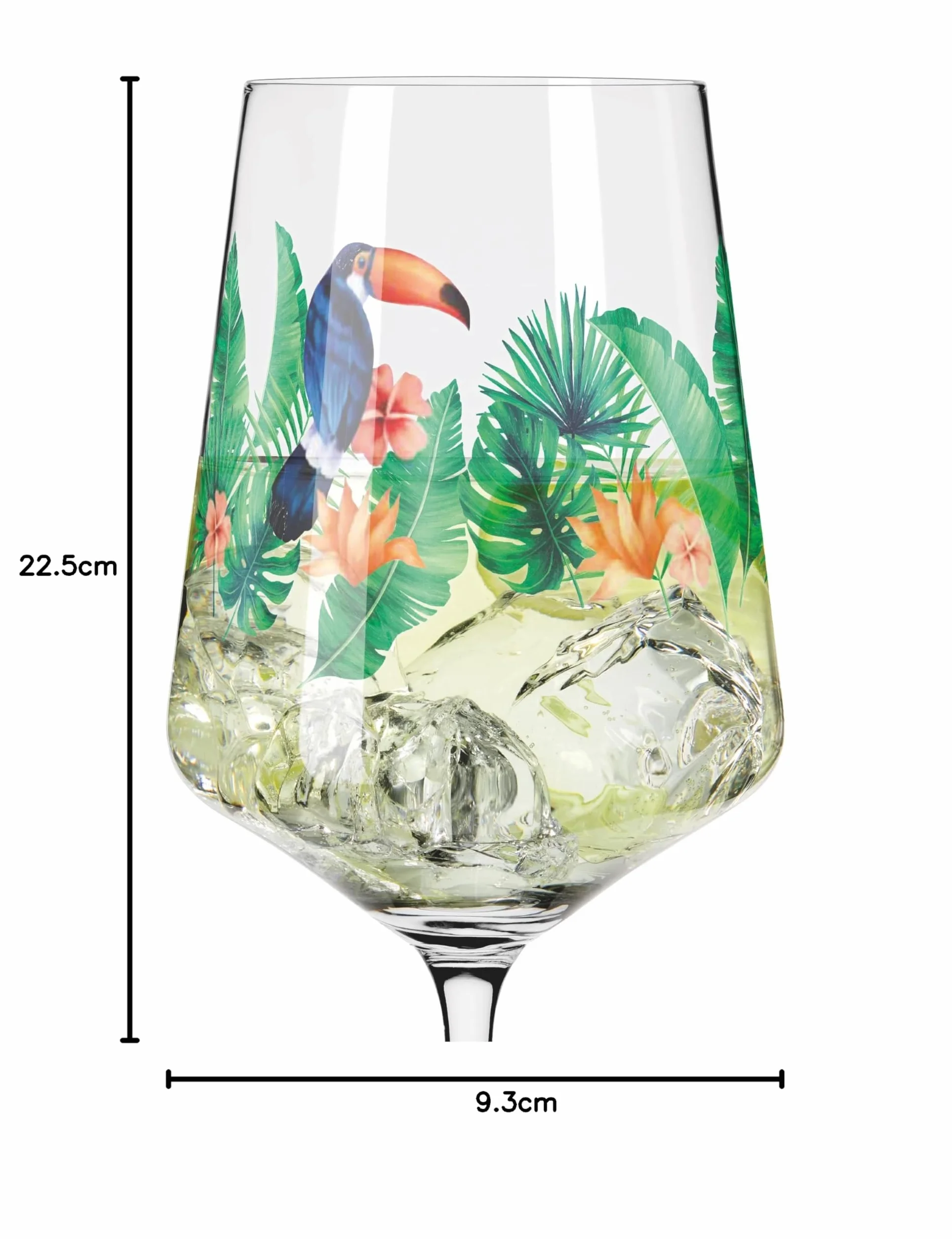 RITZENHOFF Kieliszek do aperitifu 500 ml seria letnia motyw tukan