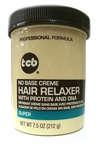Tcb Relaksujący / wygładzający krem do włosów No Base Hair Relaxer Super, kremowy, 212 g